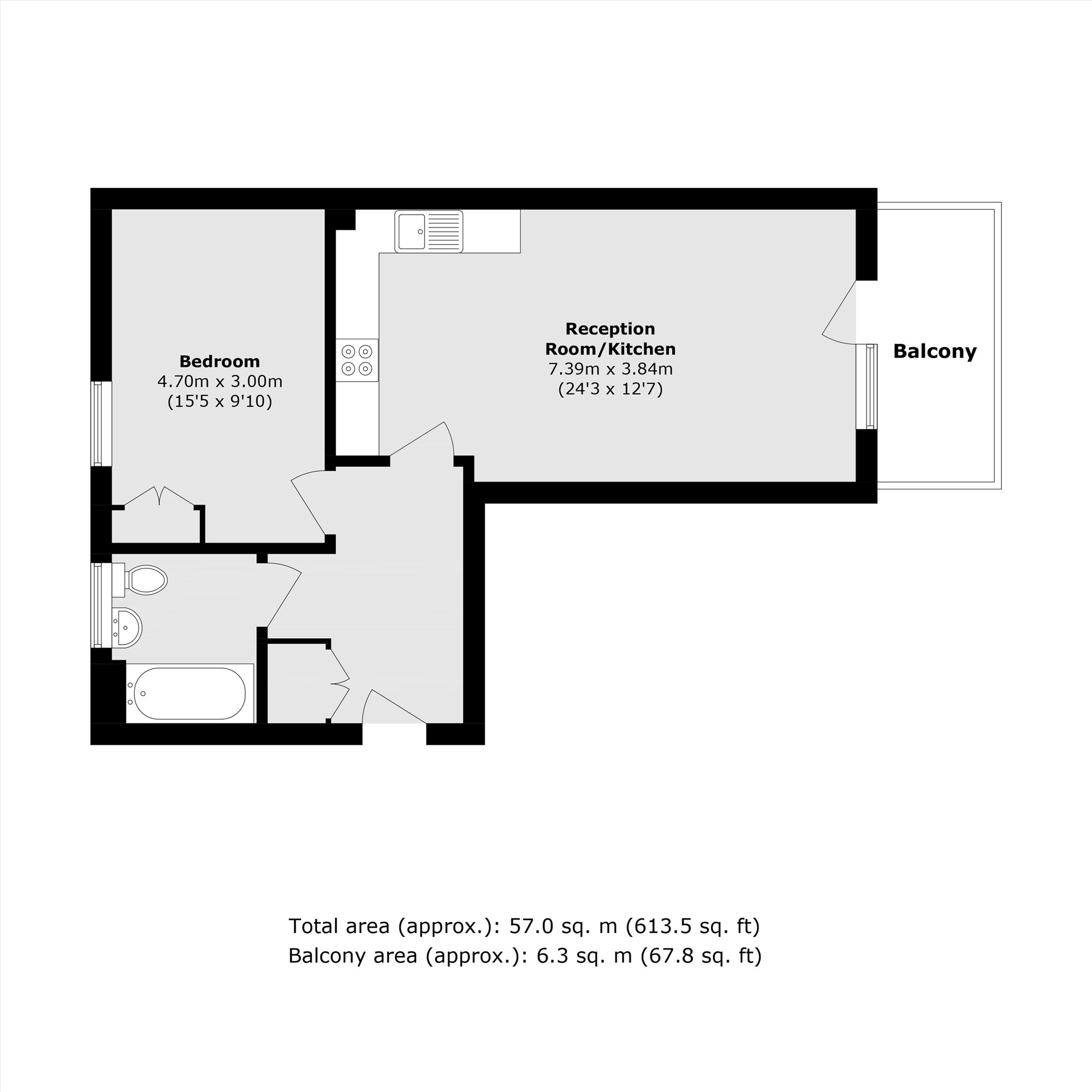 Flat 5, 19, Ravensbury Terrace, London floorplan
