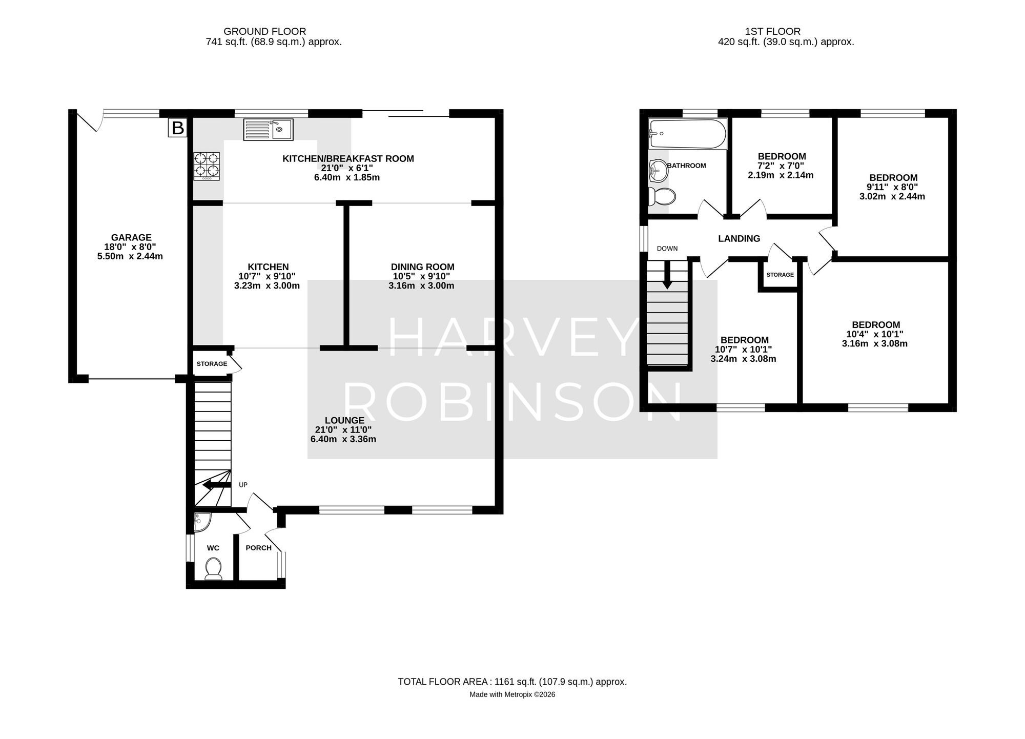 33 Mountbatten Drive, Biggleswade floorplan