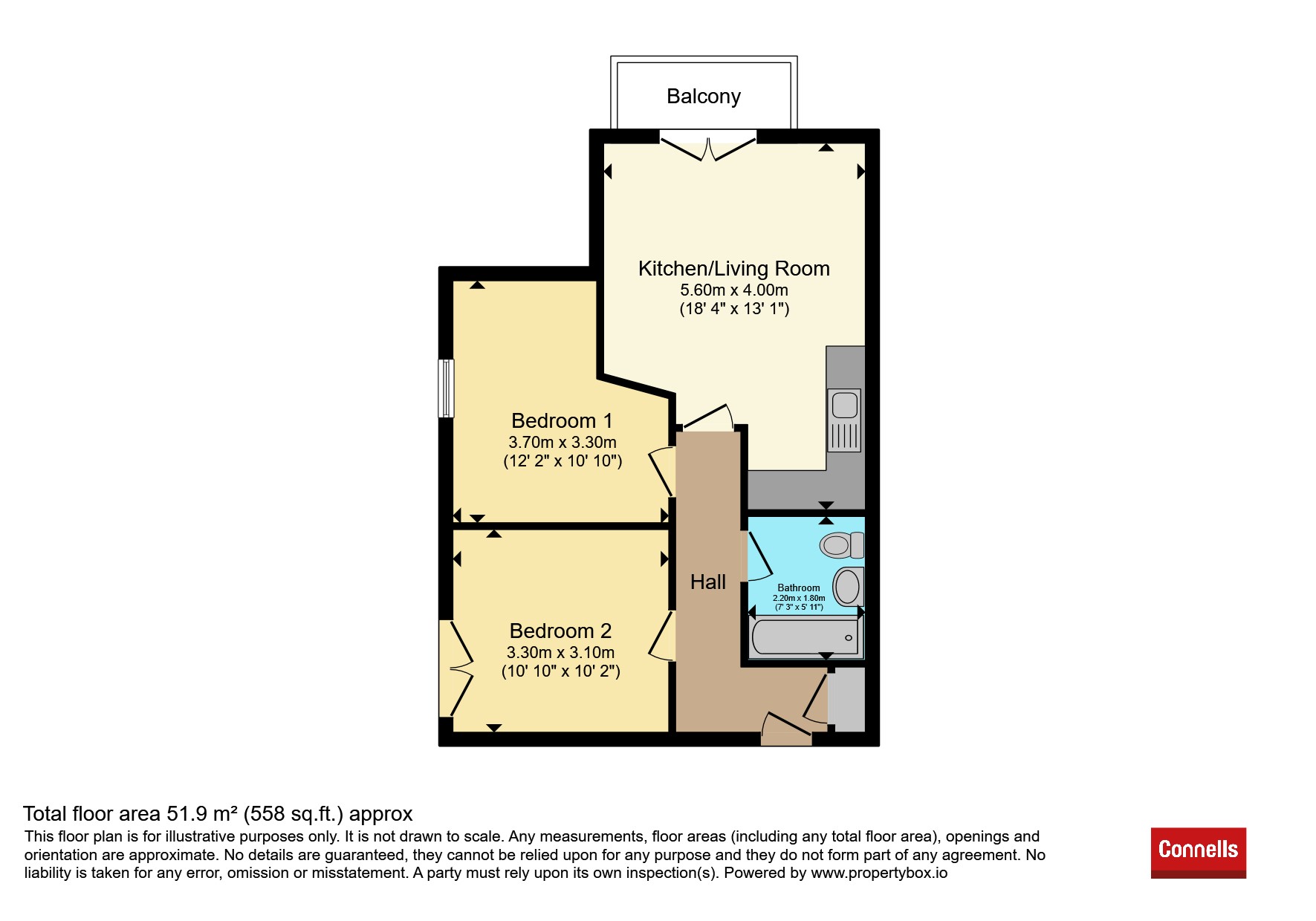 7, Tackeroo Court, Bracken Close, Cannock floorplan