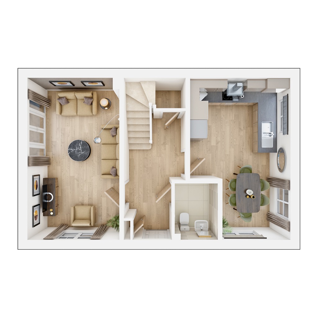 The Kingdale - Plot 197, Britannia Grange, Victory Way, Thetford floorplan