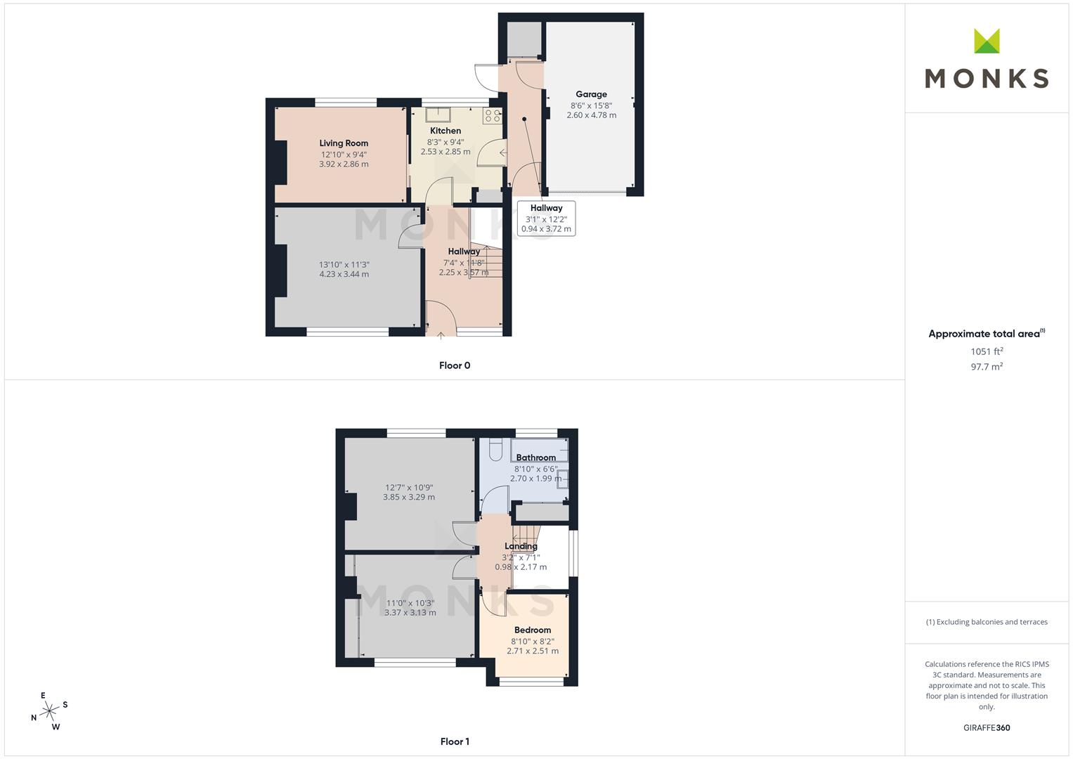 43, Oak Drive, Oswestry floorplan