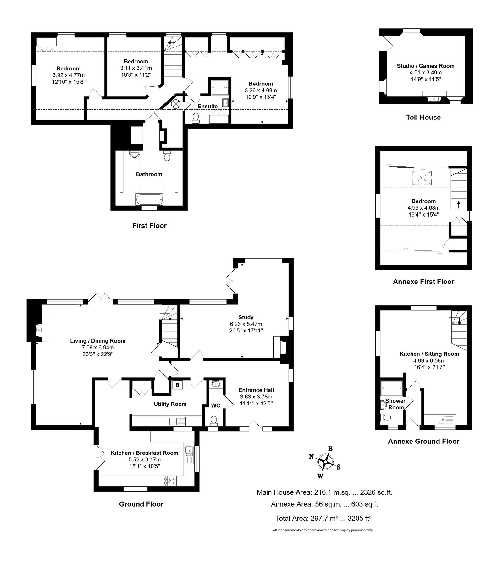 Ford House, Brook End, Luckington floorplan