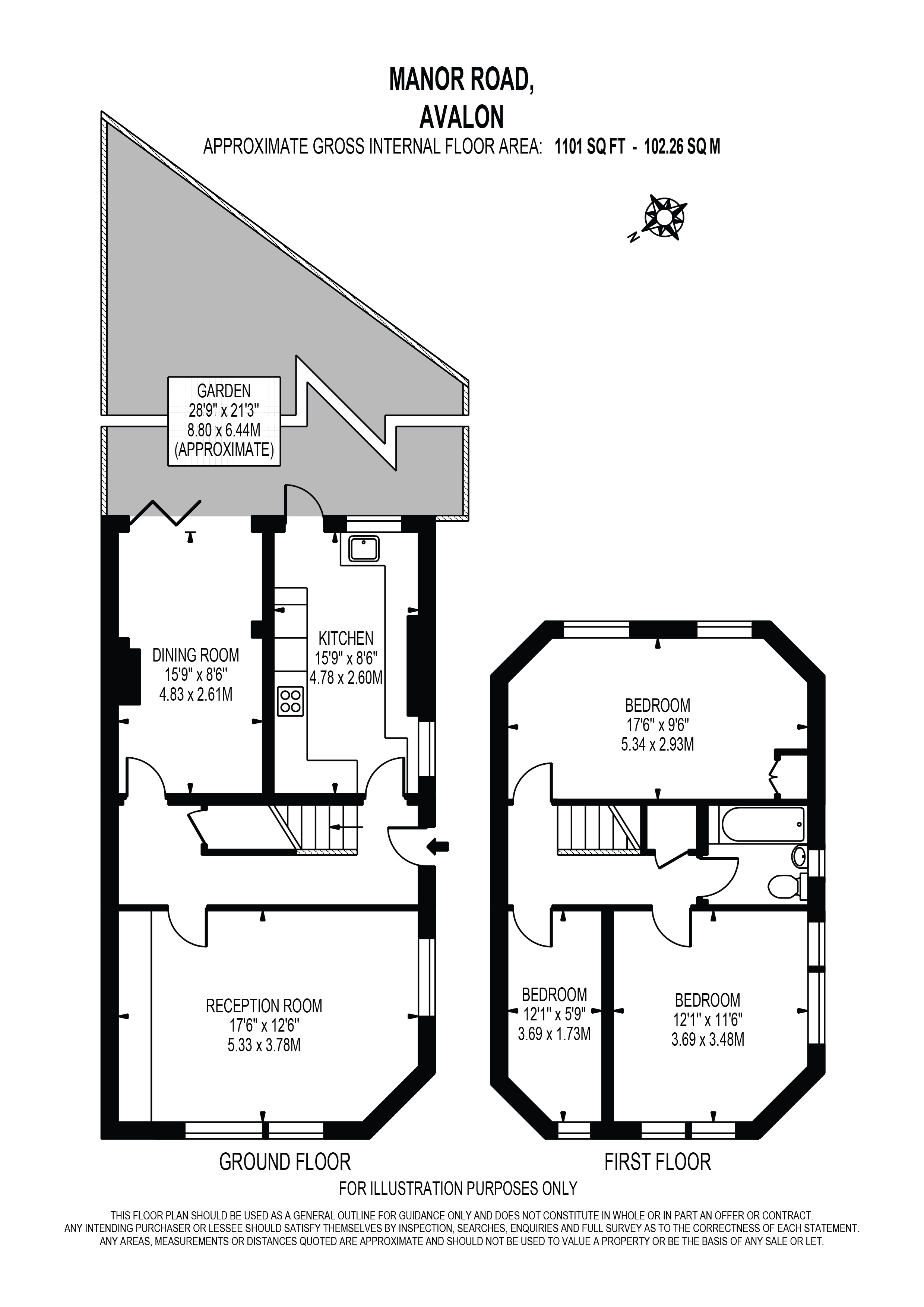 Avalon,, Manor Road, London floorplan