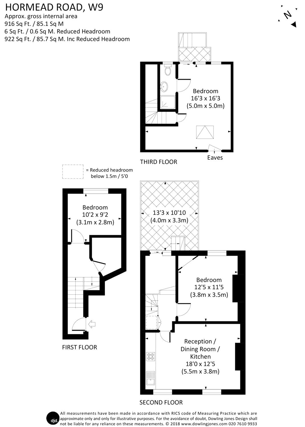 3 Bedrooms Flat to rent in Hormead Road, Westbourne Park W9