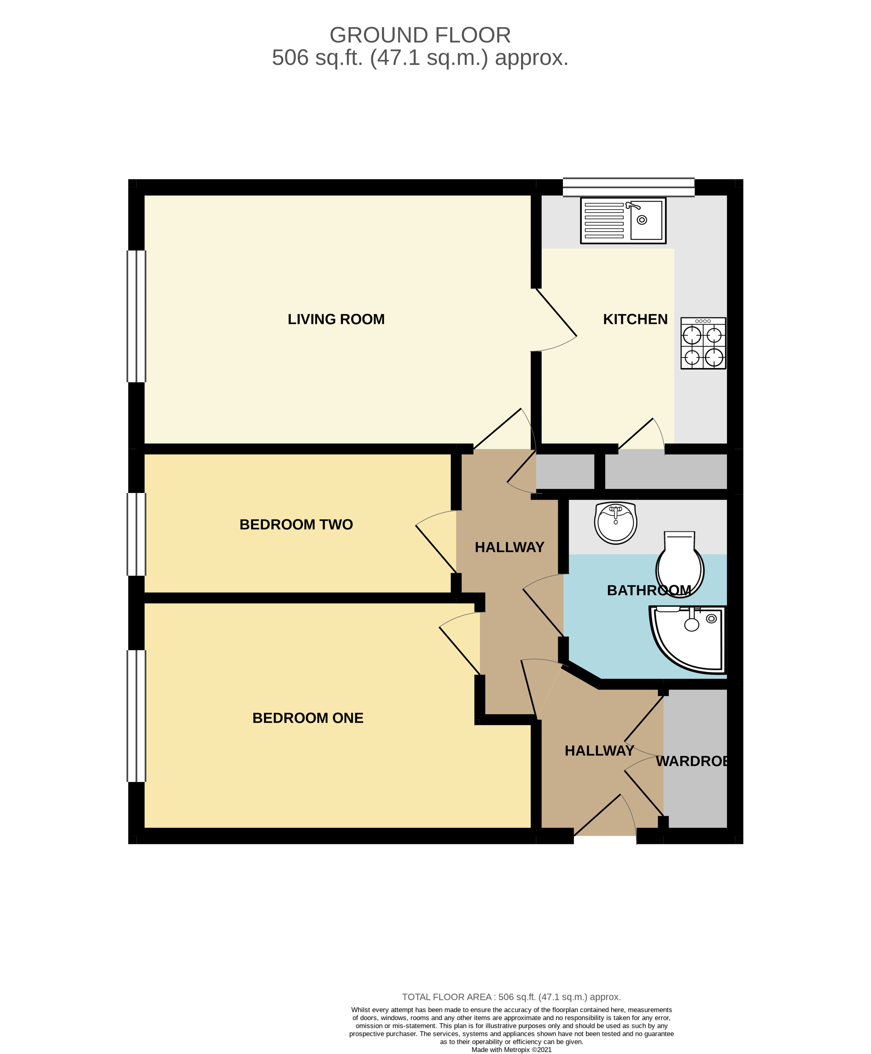 The Crescent, Bromsgrove B60, 2 bedroom flat for sale - 60270402 ...