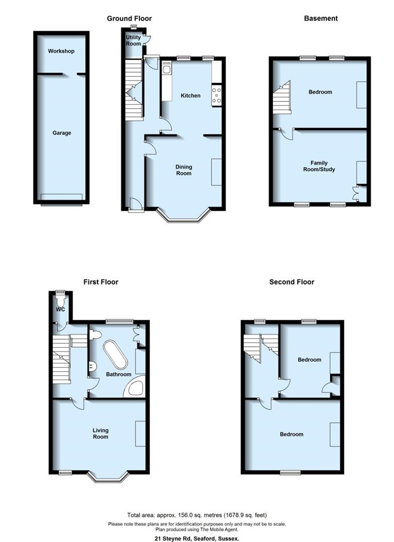 3 Bedrooms Terraced house for sale in Steyne Road, Seaford BN25