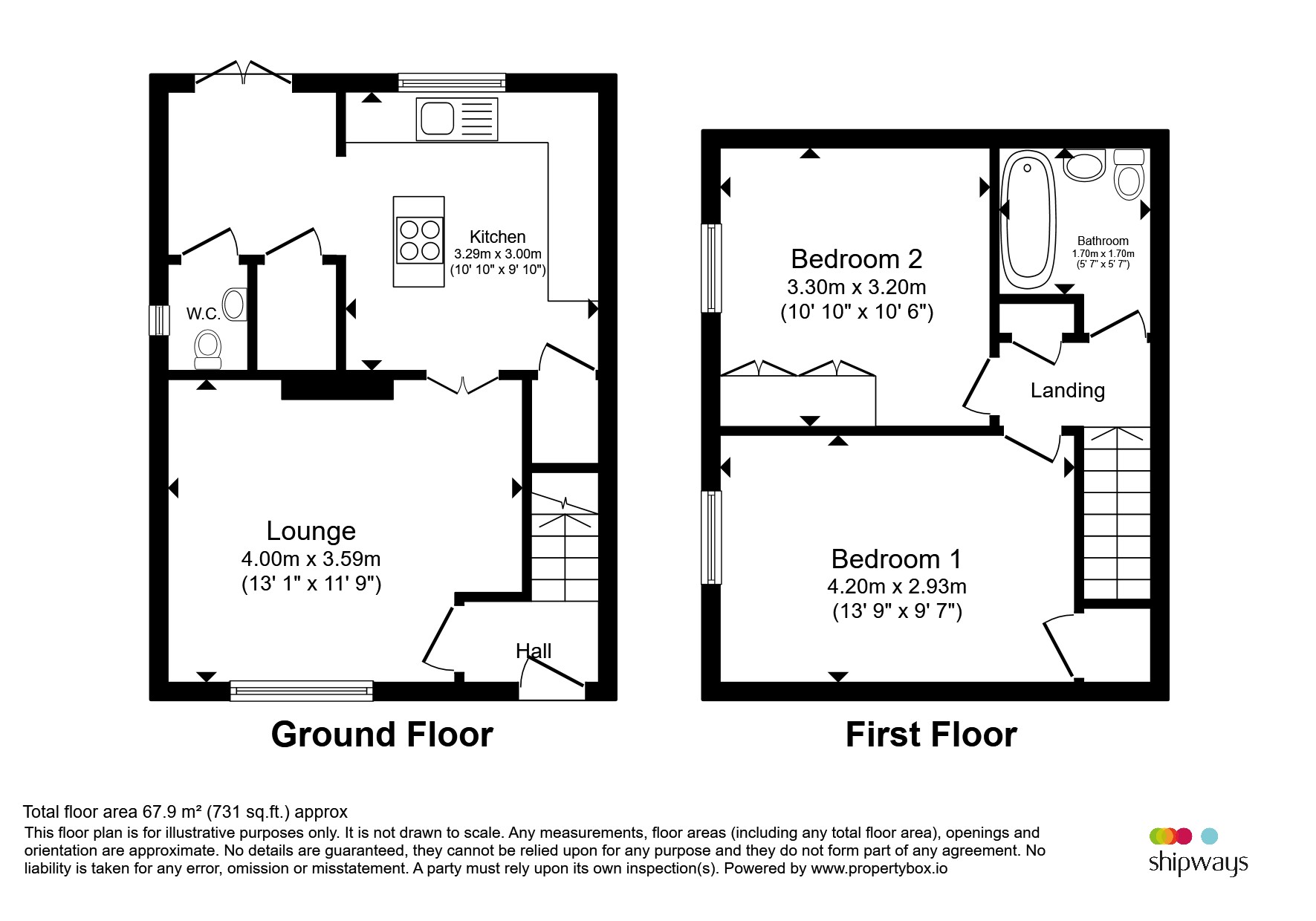 1, Banklands Road, Dudley floorplan