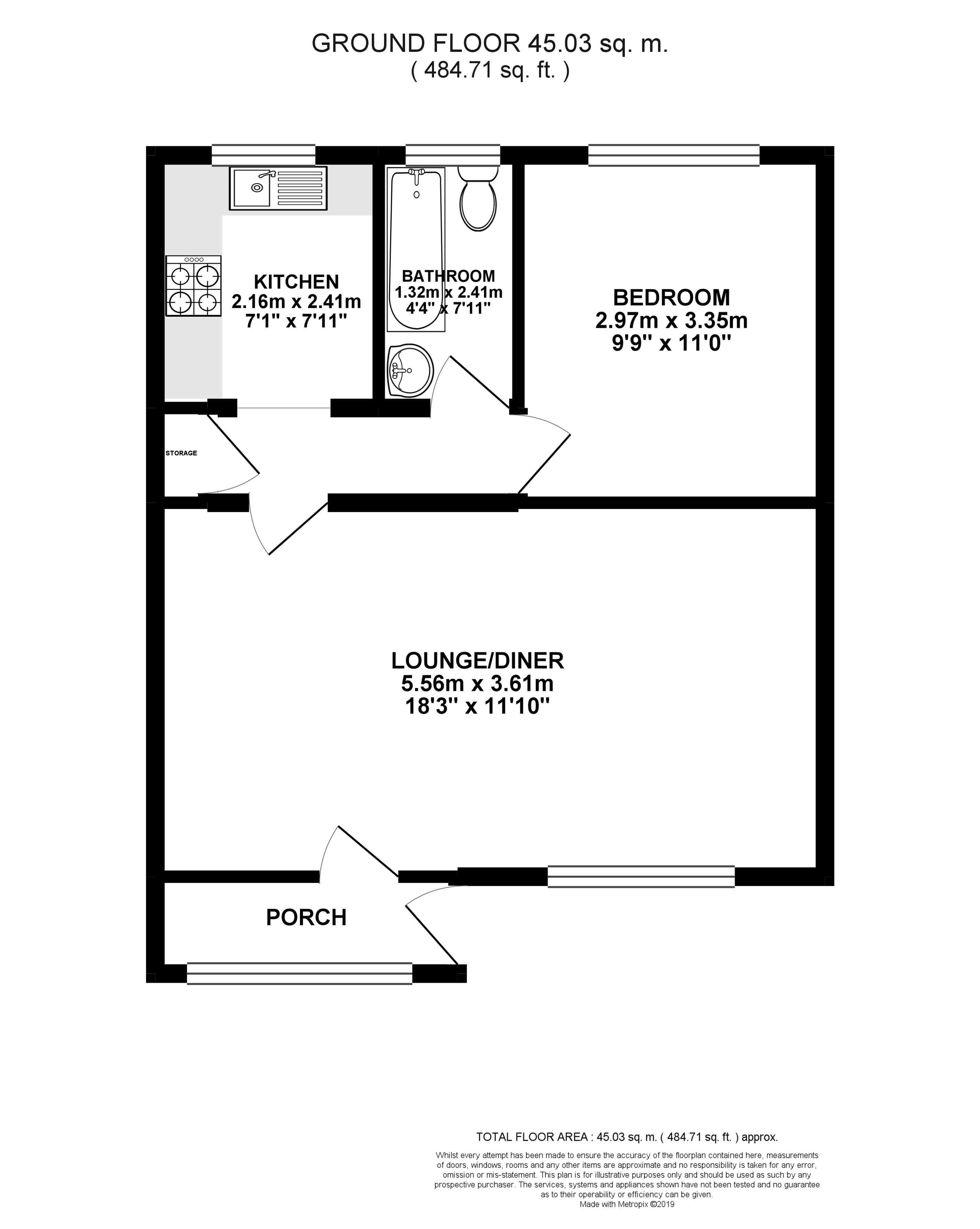 1 Bedrooms Maisonette for sale in Fair Oak Drive, Luton LU2