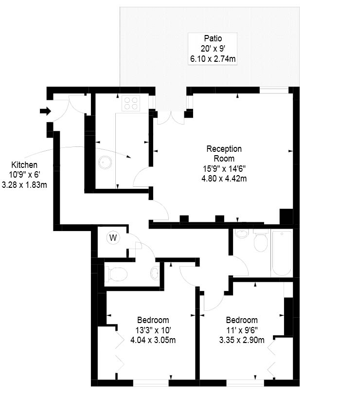 2 Bedrooms Flat to rent in Nottingham Place, Marylebone, London W1U