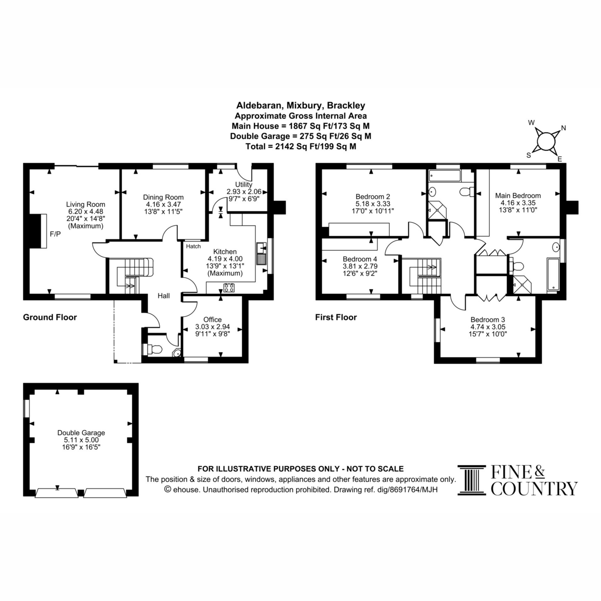 Aldebaran, Main Road, Brackley floorplan