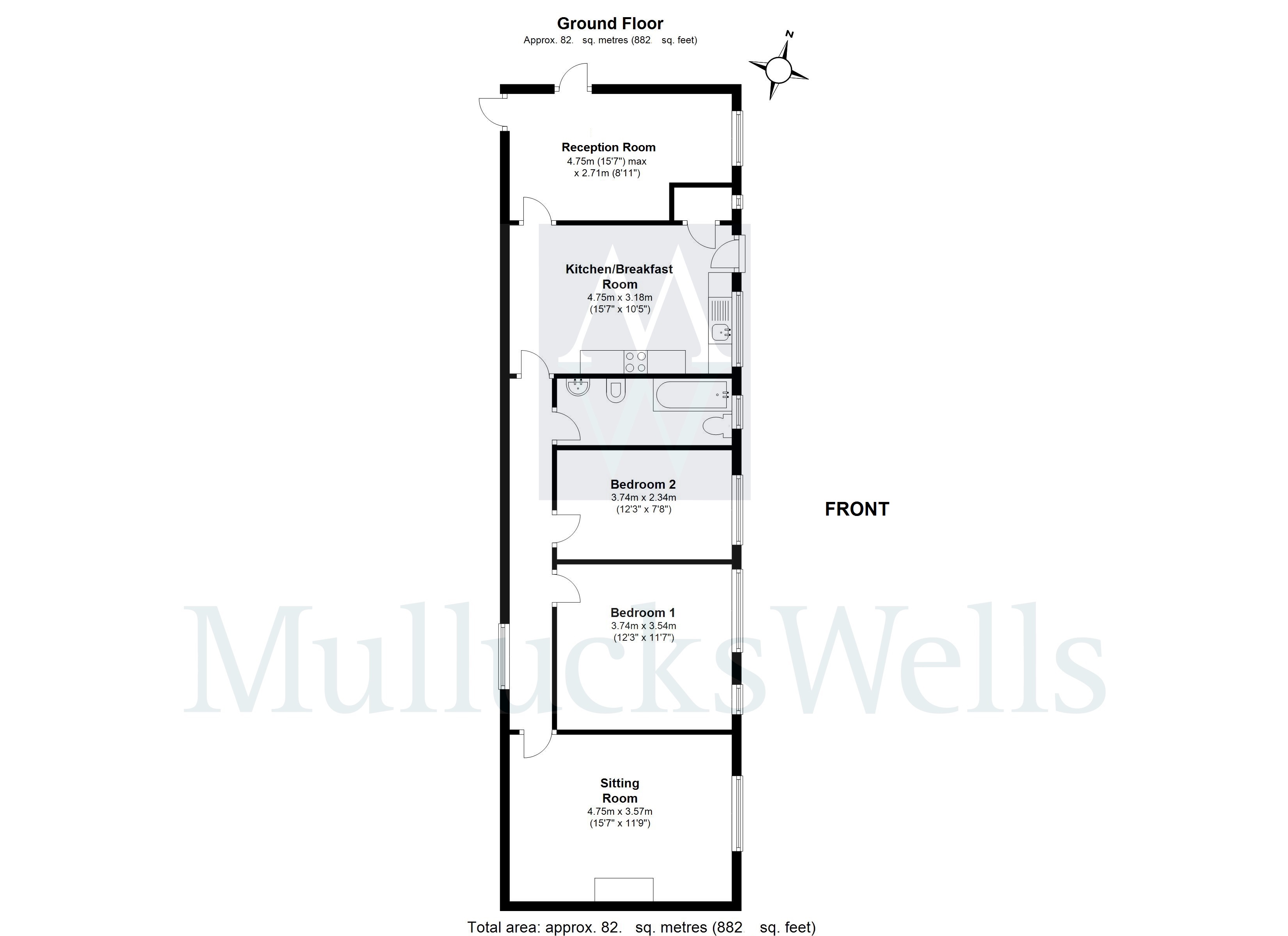2 Bedrooms Bungalow for sale in Saddlers, High Street, Takeley, Essex CM22
