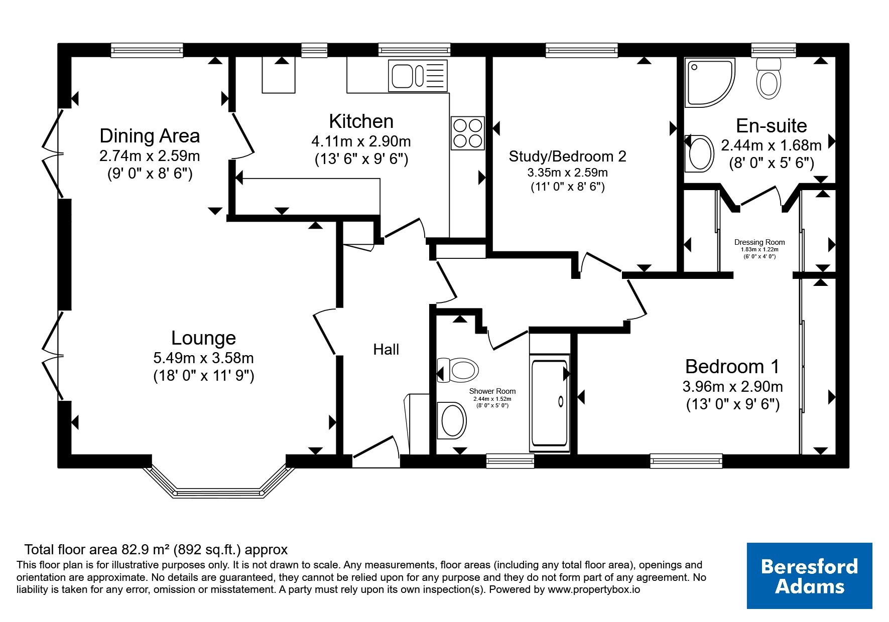 Old Llanfair Road, Gwynedd floorplan