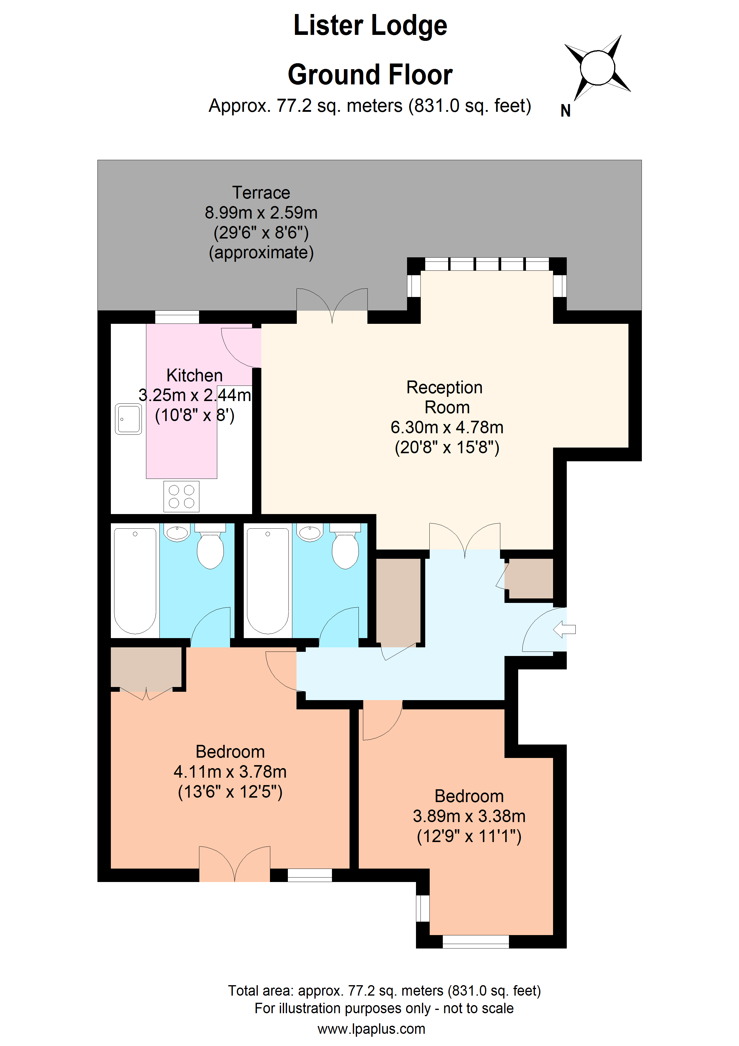 2 Bedrooms Flat to rent in Admiral Walk, London W9