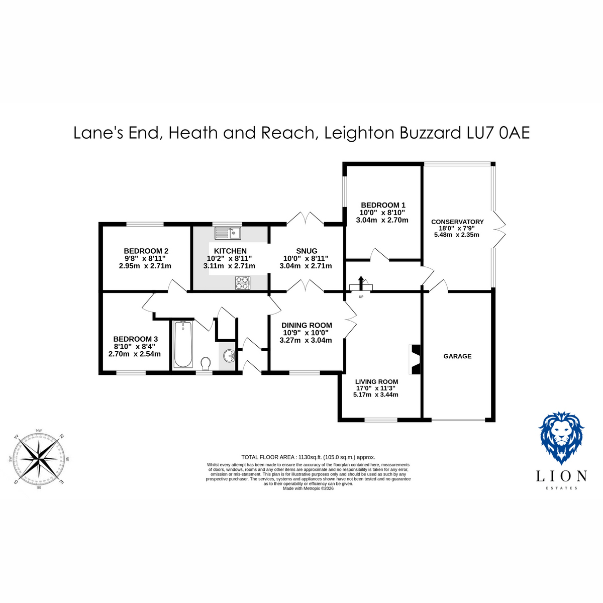 22a, Lanes End, Leighton Buzzard floorplan