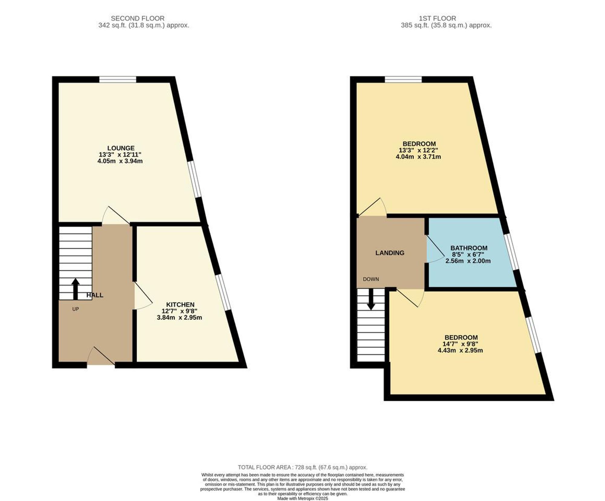 7b Southborough Terrace Brunswick Street, Leamington Spa floorplan