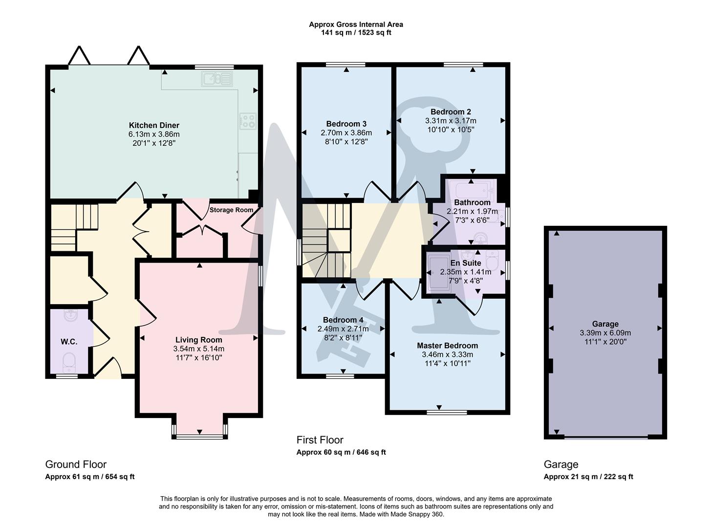 The York, Plot 70, Grange Meadows, Coalville floorplan