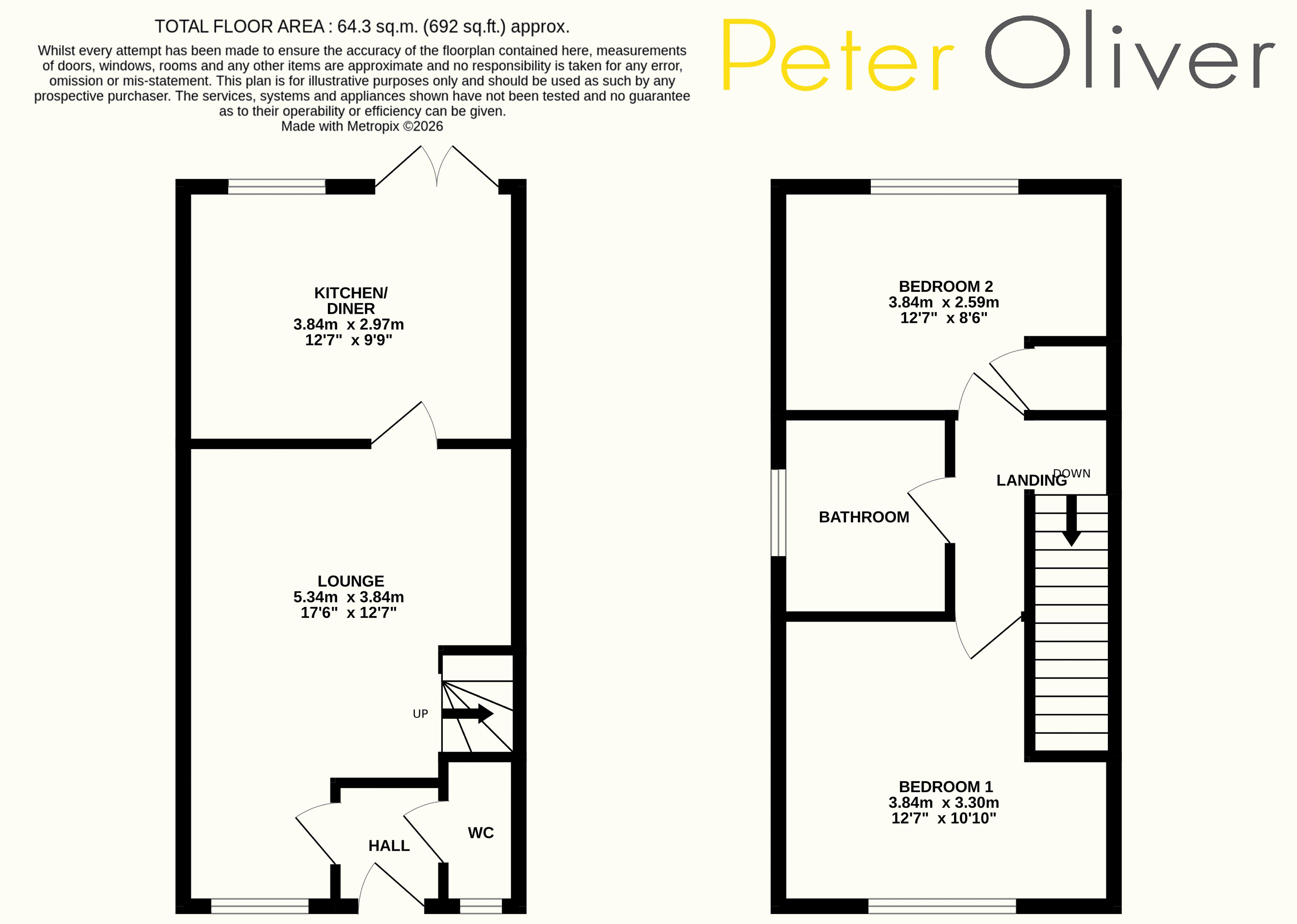 3, Limestone Way, Maresfield floorplan