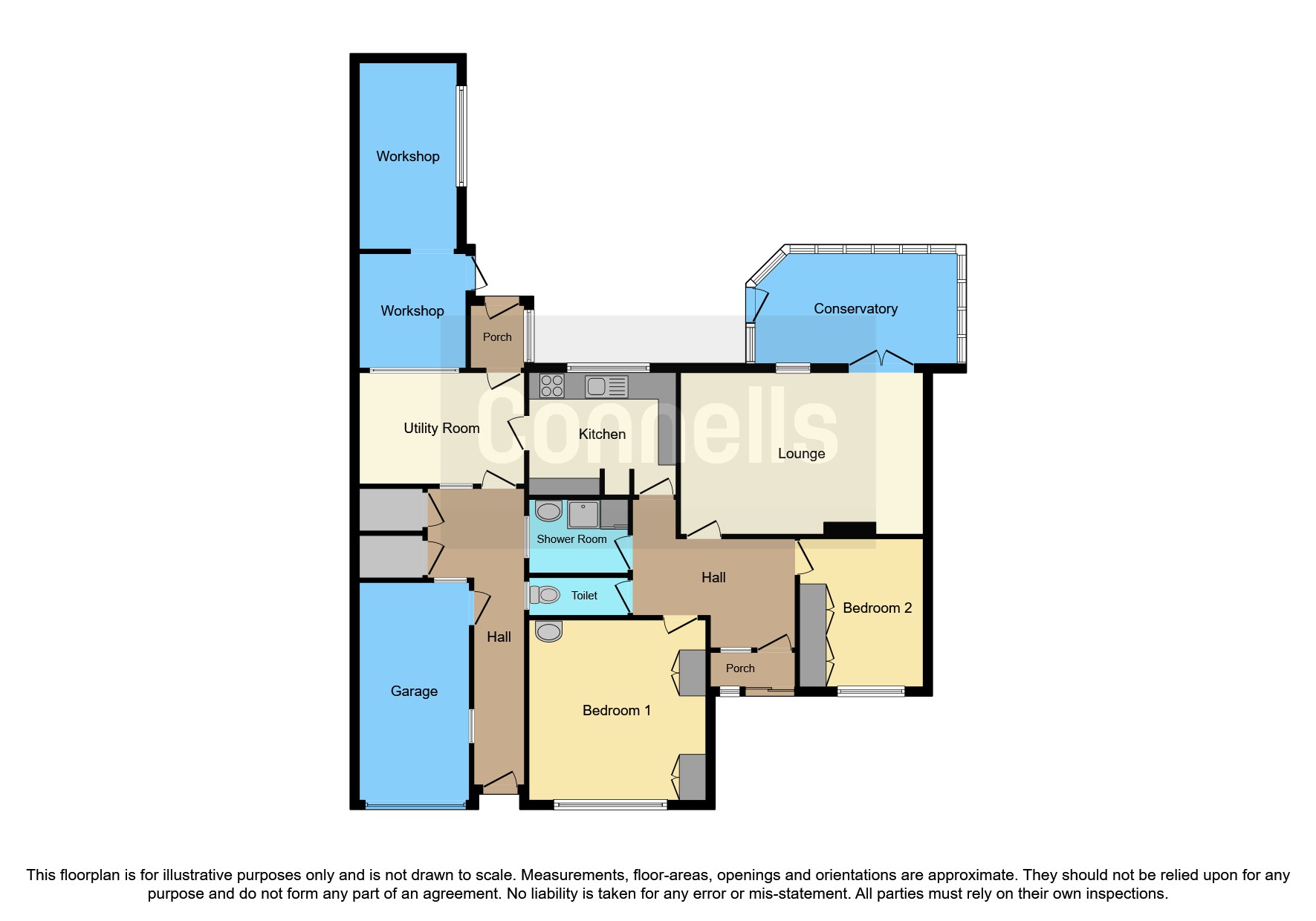 Willow Road, Blaby, Leicester LE8, 2 bedroom detached bungalow for sale