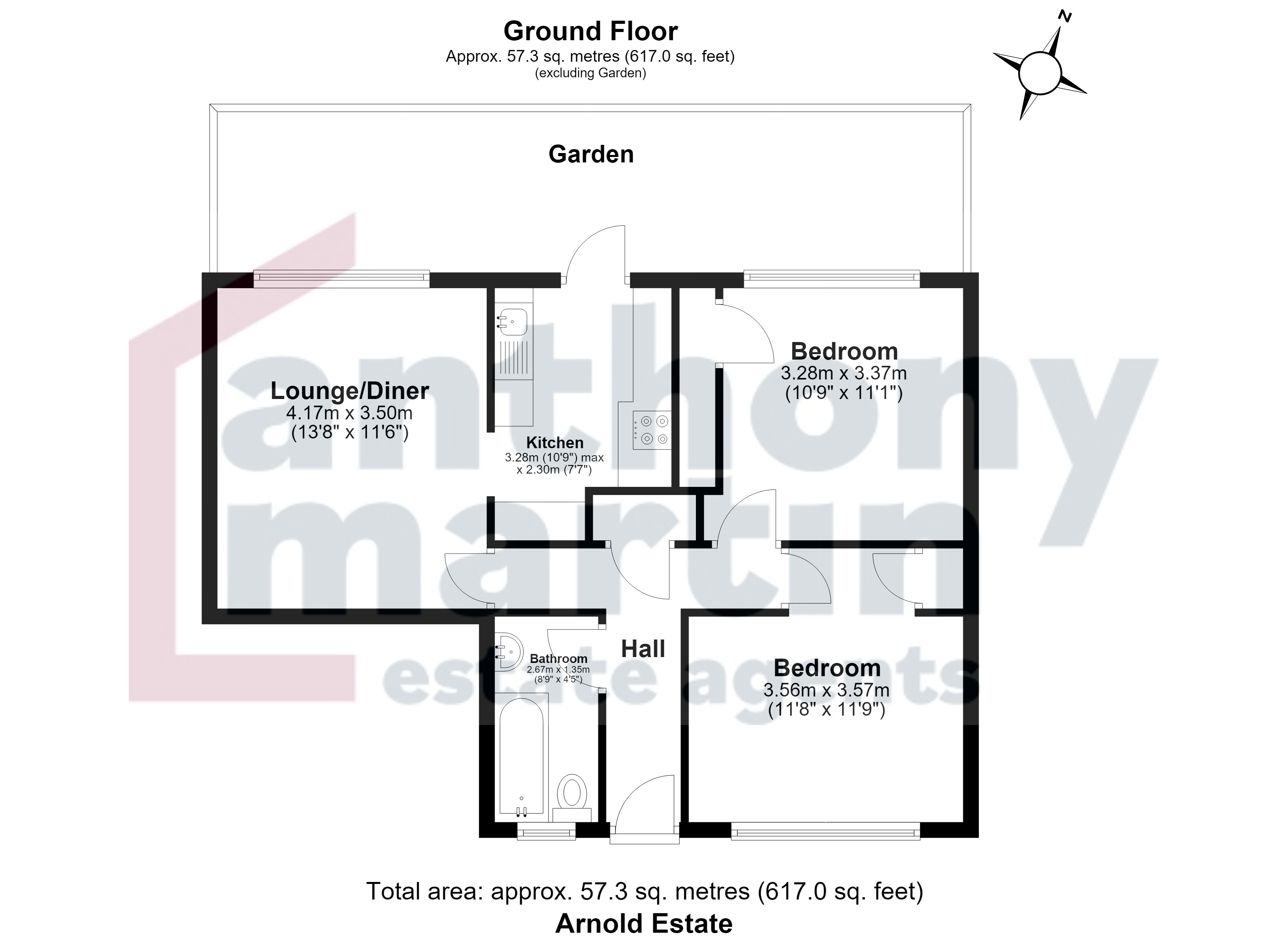 184, Arnold Estate, London floorplan