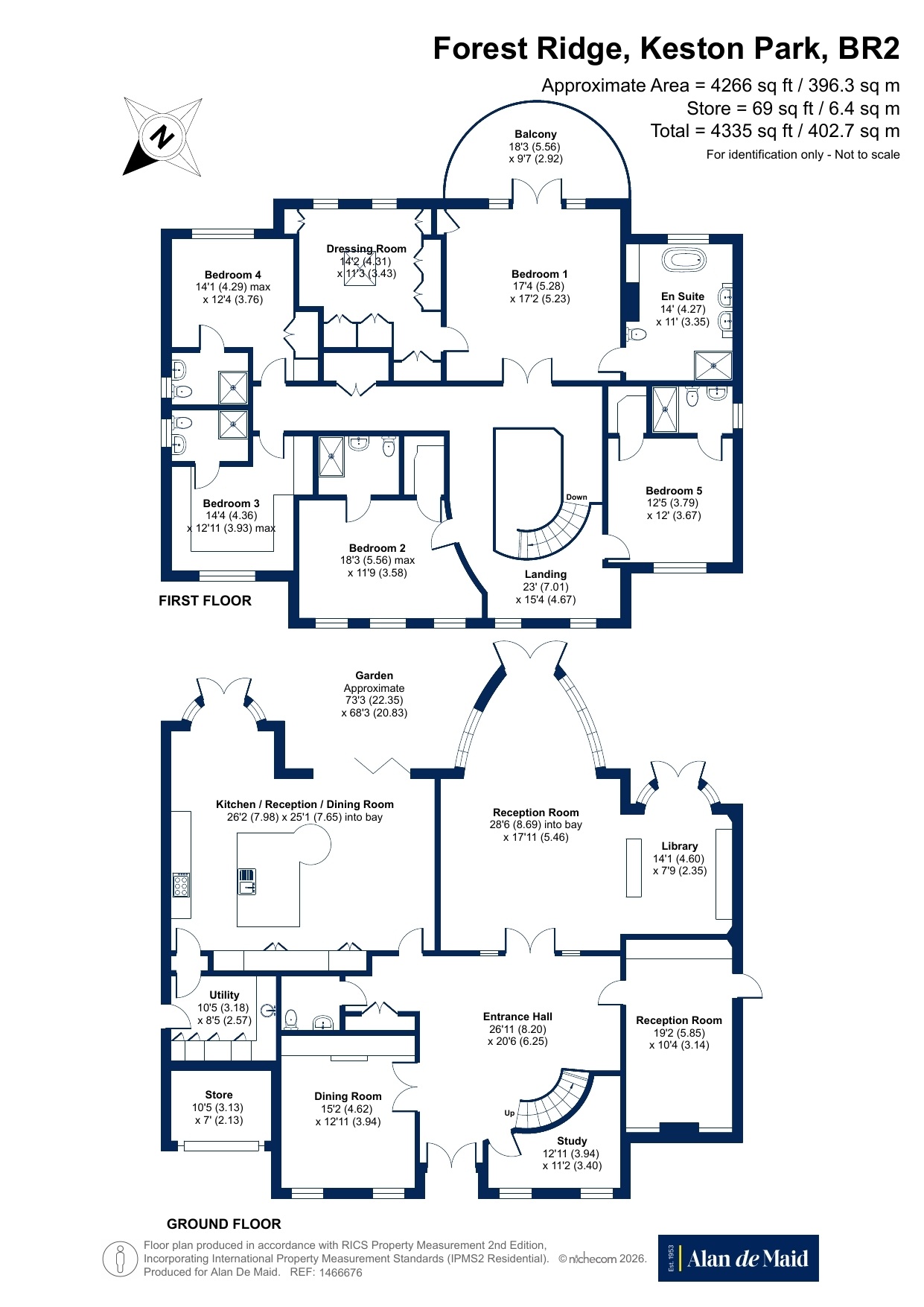 10, Forest Ridge, Keston Park floorplan
