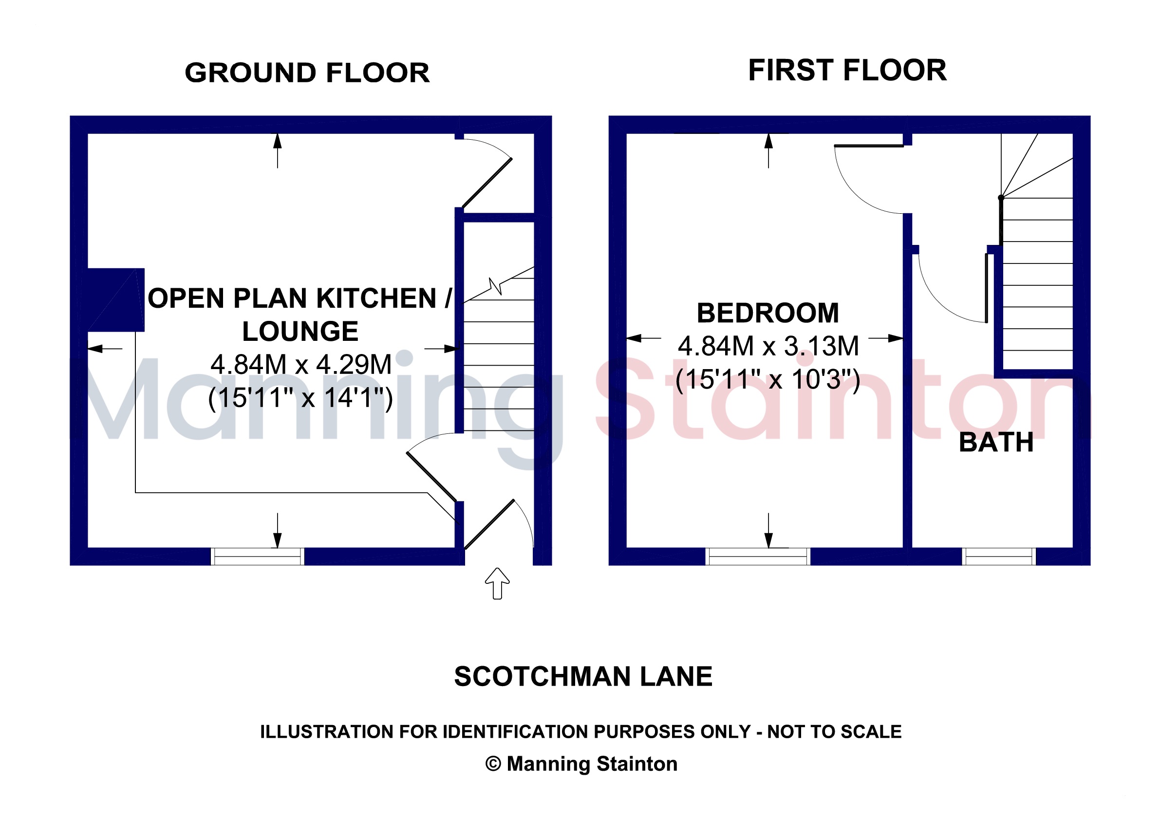 36, Scotchman Lane, Leeds floorplan