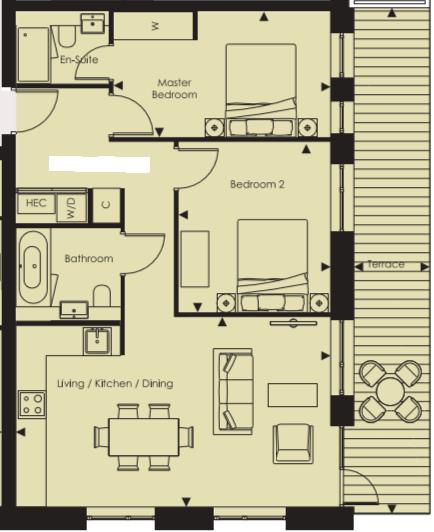 2 Bedrooms Flat to rent in Levy Building, Elephant Park, Elephant & Castle SE17