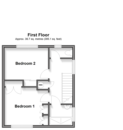 Monksfield Three Bridges, Crawley floorplan