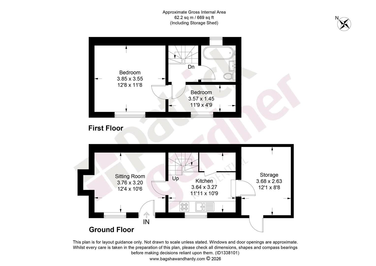 The Cottage, Bull Hill, Leatherhead floorplan