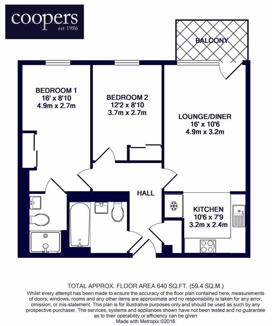 Flat 113, Vantage Building, Station Approach, Hayes floorplan