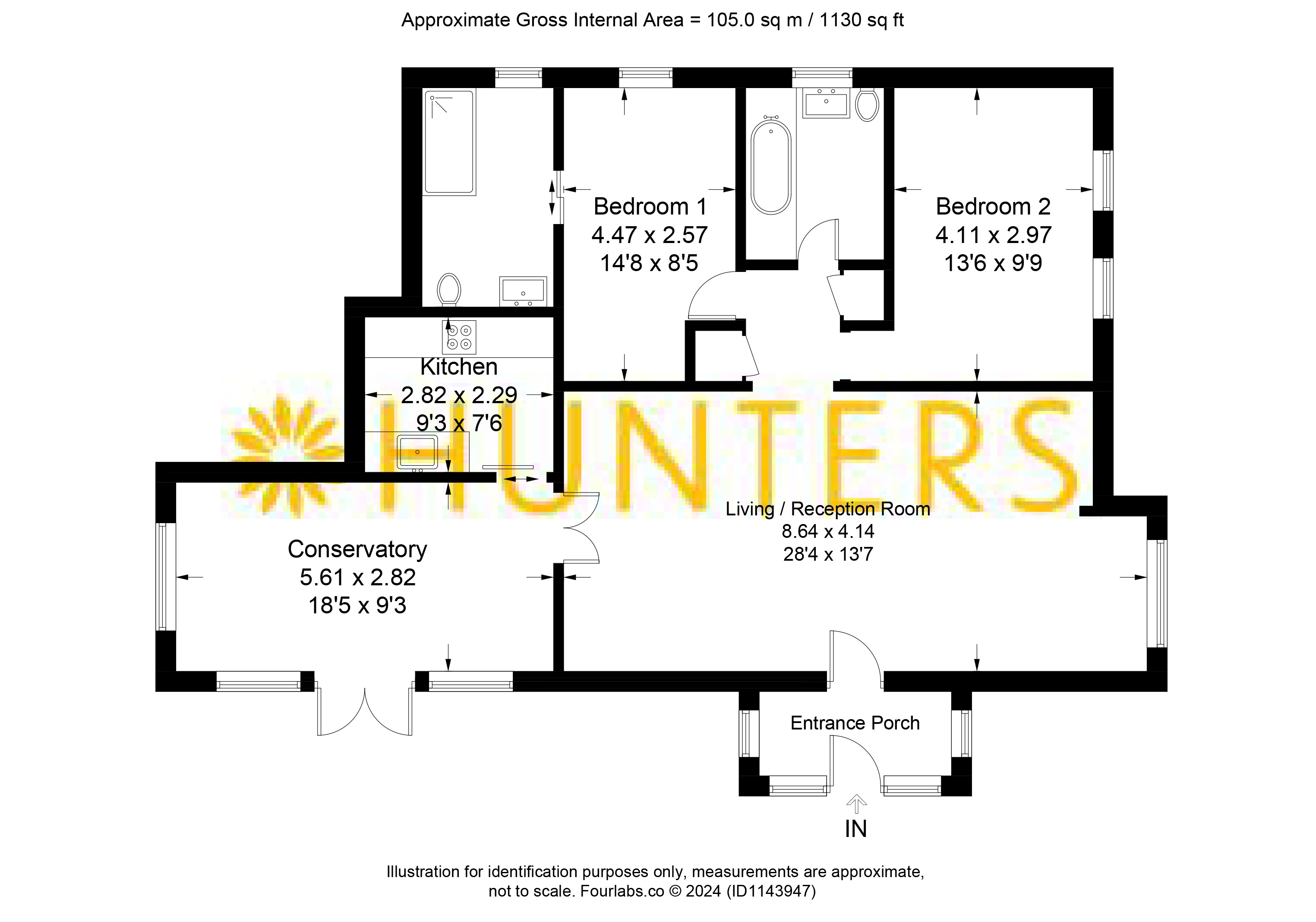 Dairy Cottage, Hammonds Mill,, London Road, West Sussex floorplan