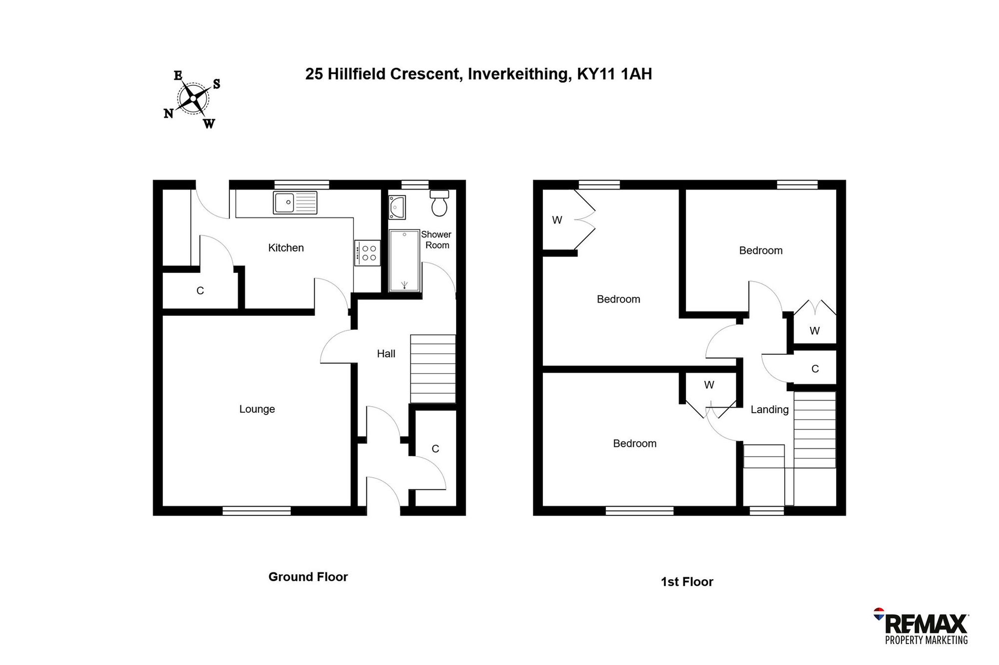 25 Hillfield Crescent, Inverkeithing floorplan