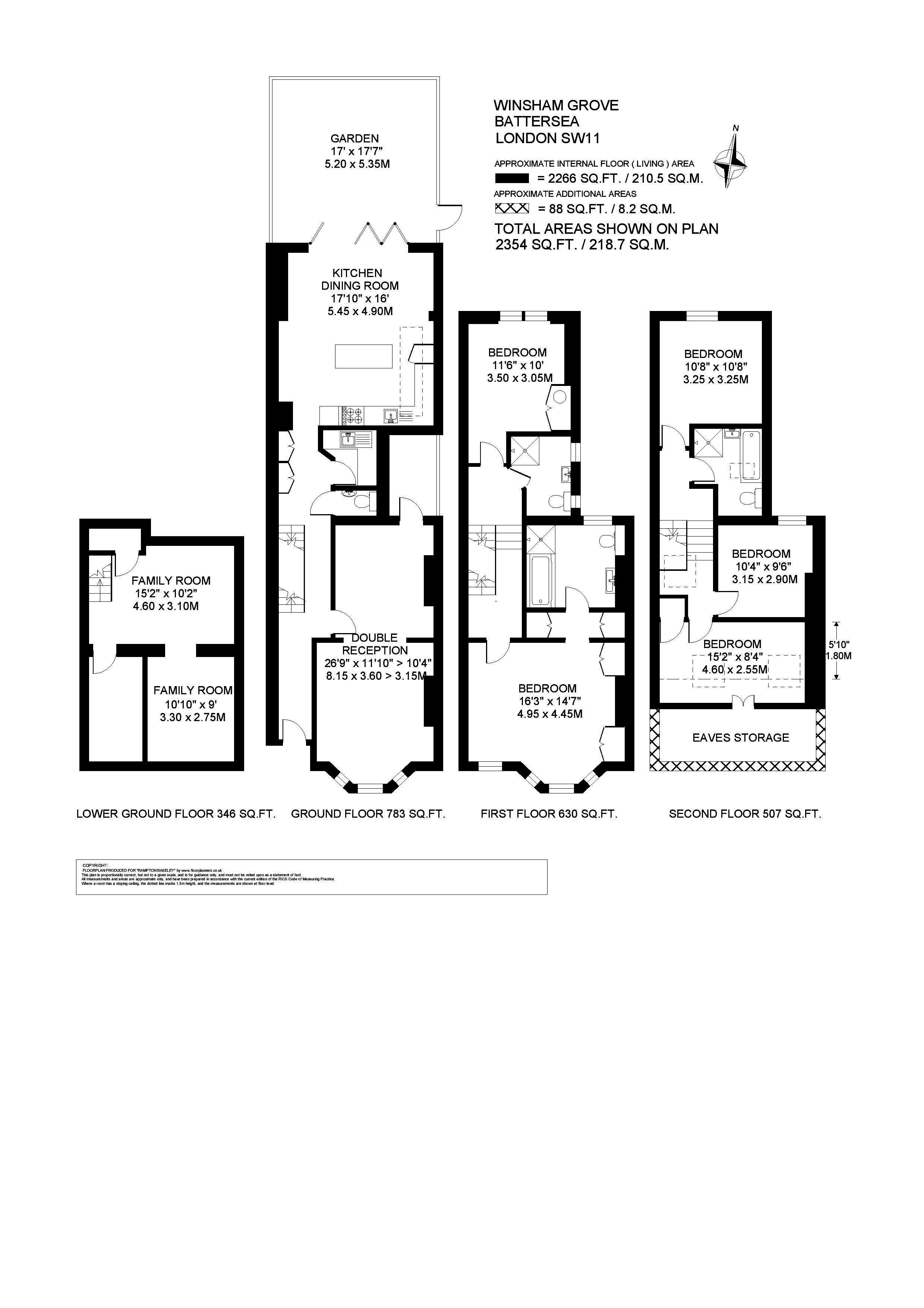 5 Bedrooms End terrace house for sale in Winsham Grove, London SW11