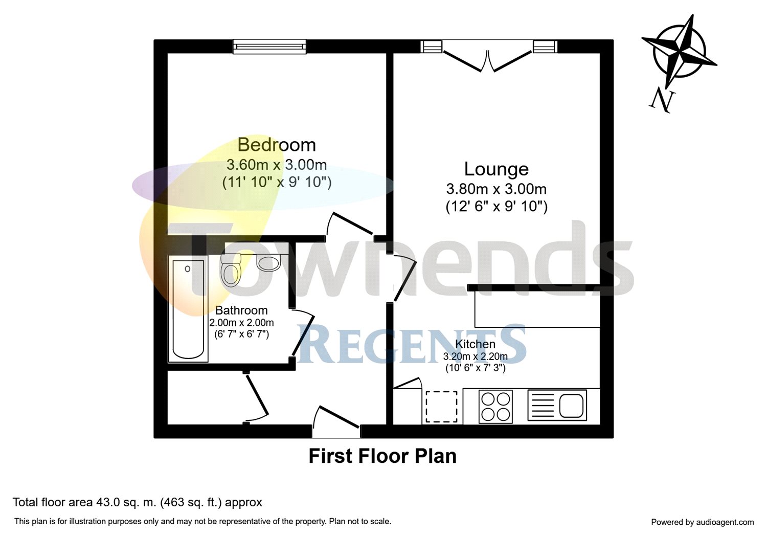 1 Bedrooms Flat for sale in Voyager House, 44 London Road, Staines-Upon-Thames, Surrey TW18