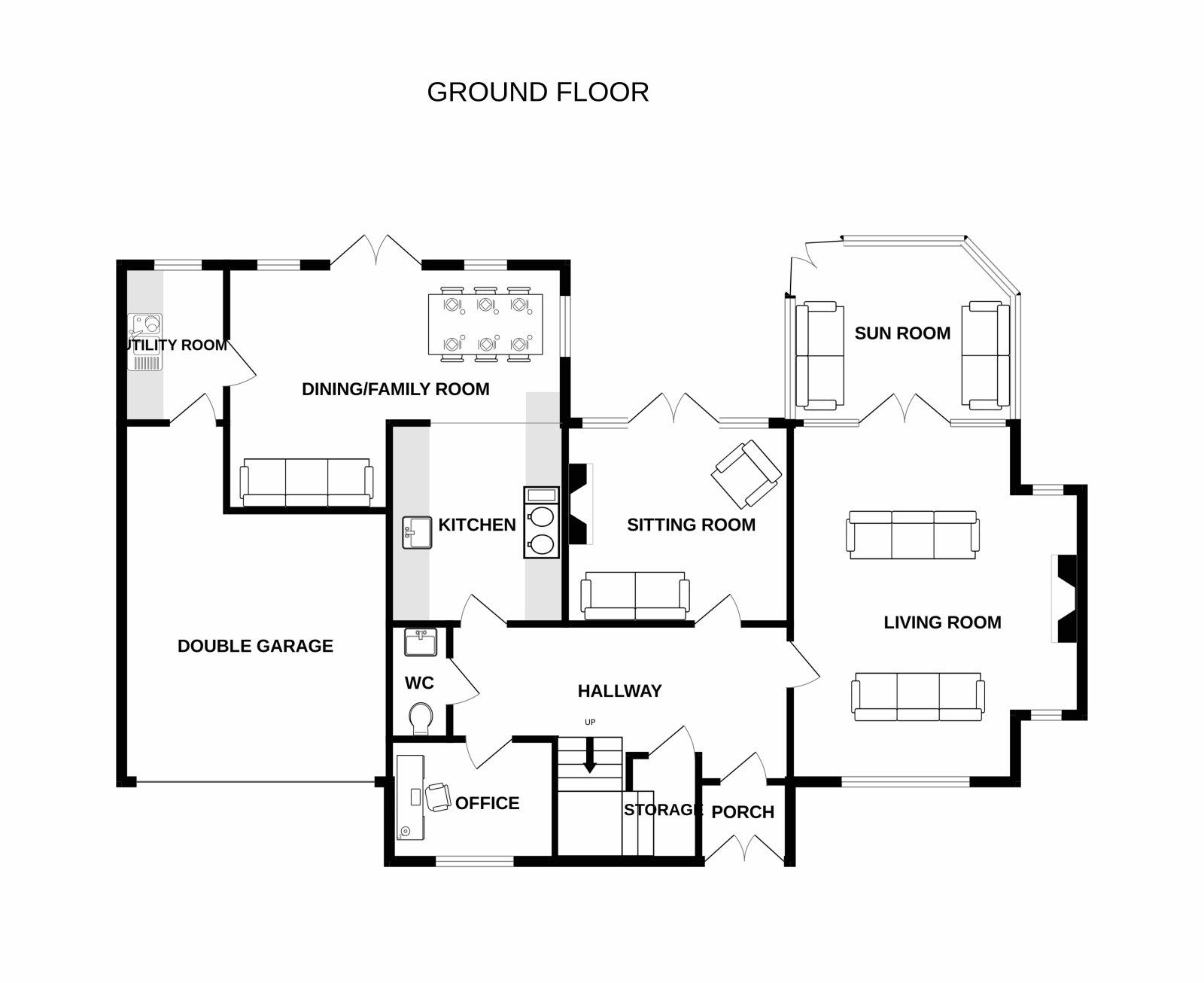 32 Buxton Road West, Disley floorplan