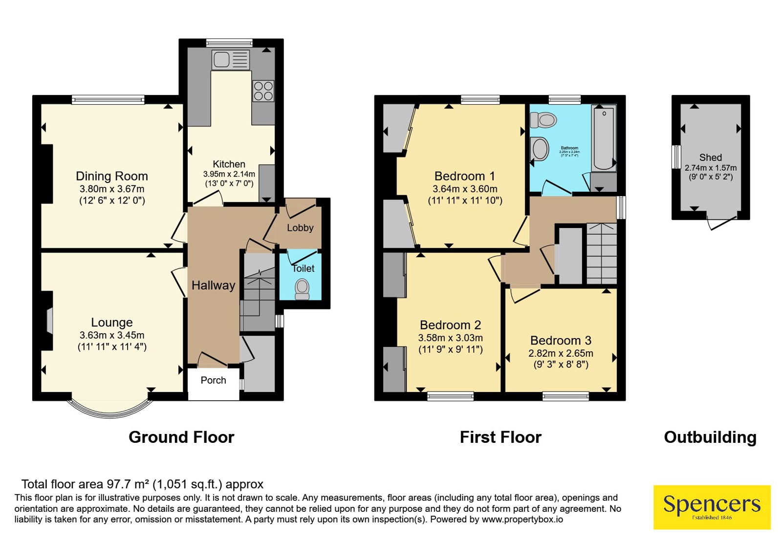 67, Great Arler Road, Leicestershire floorplan