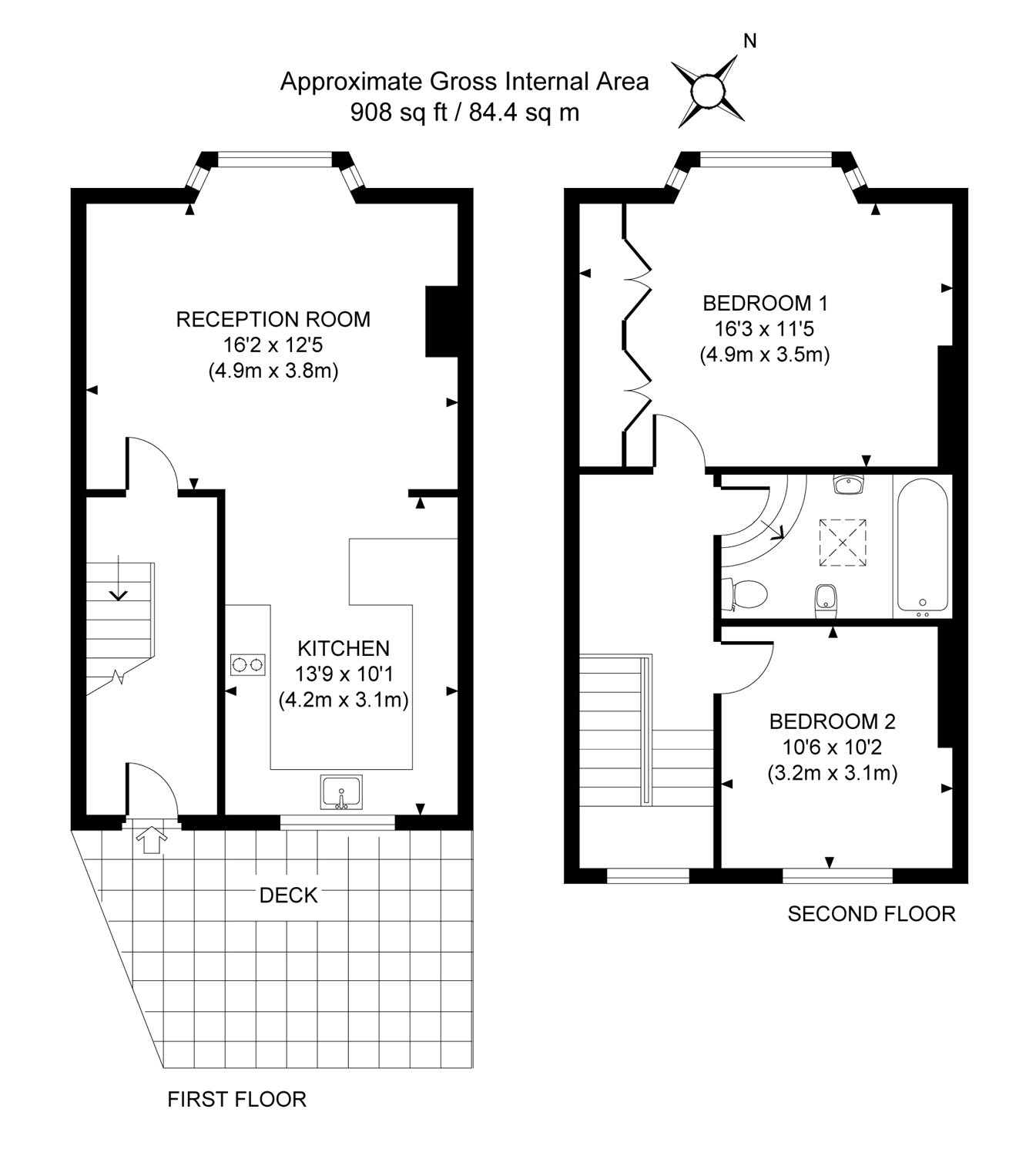 2 Bedrooms Maisonette for sale in Dyke Road, Brighton, East Sussex BN1