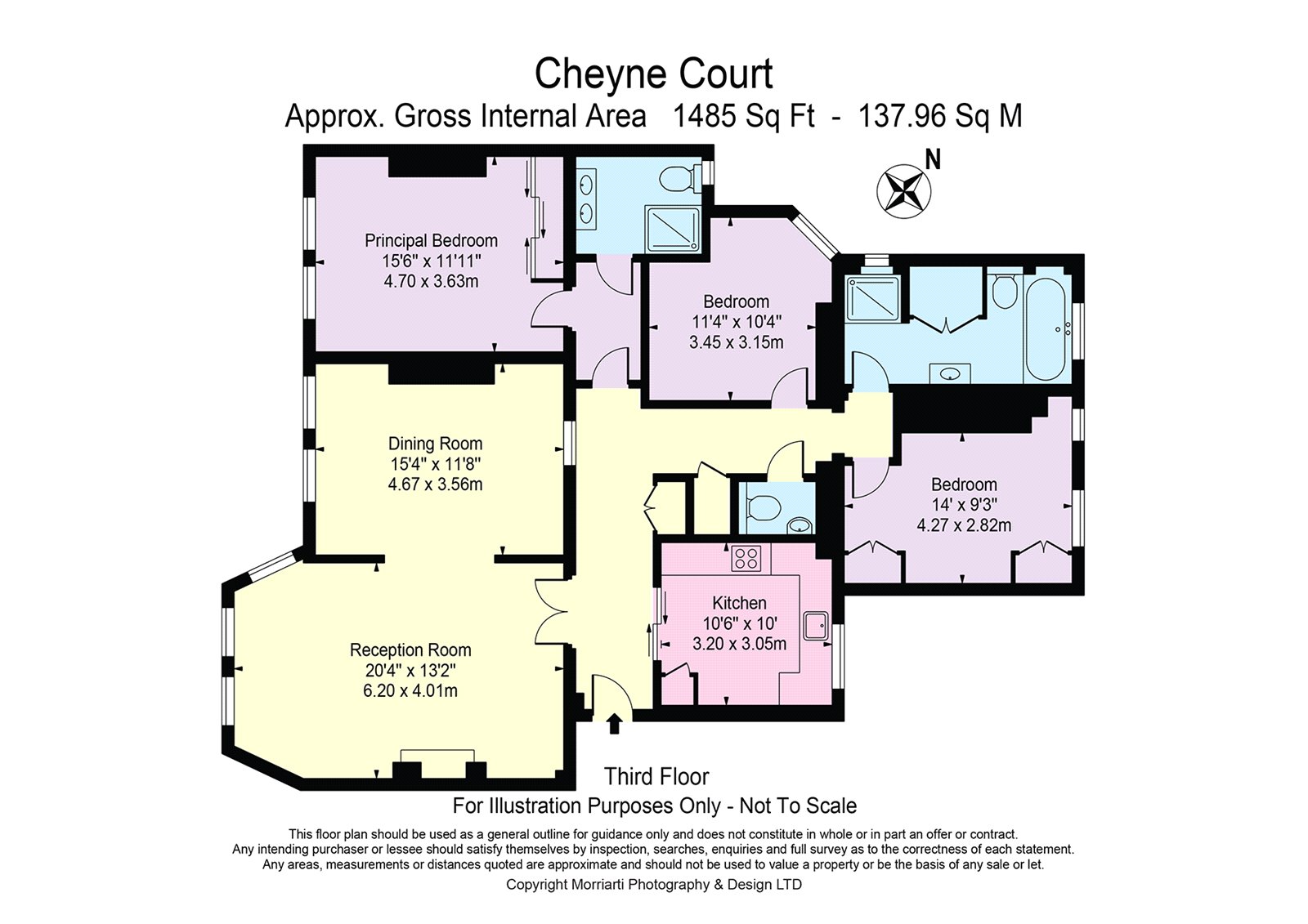 74, Cheyne Court, London floorplan