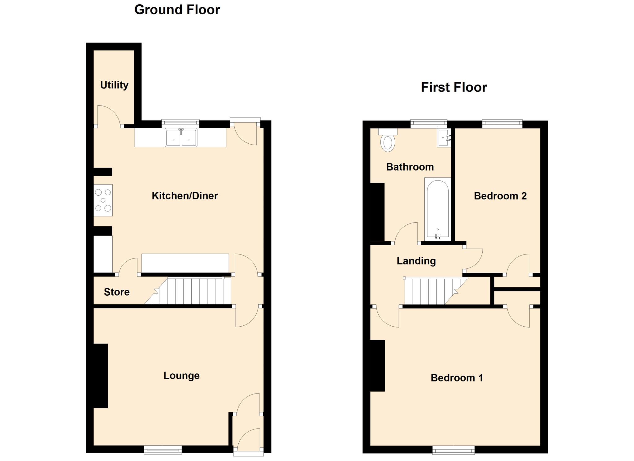 2 Bedrooms Terraced house for sale in Manor Road, Shaw, Oldham OL2