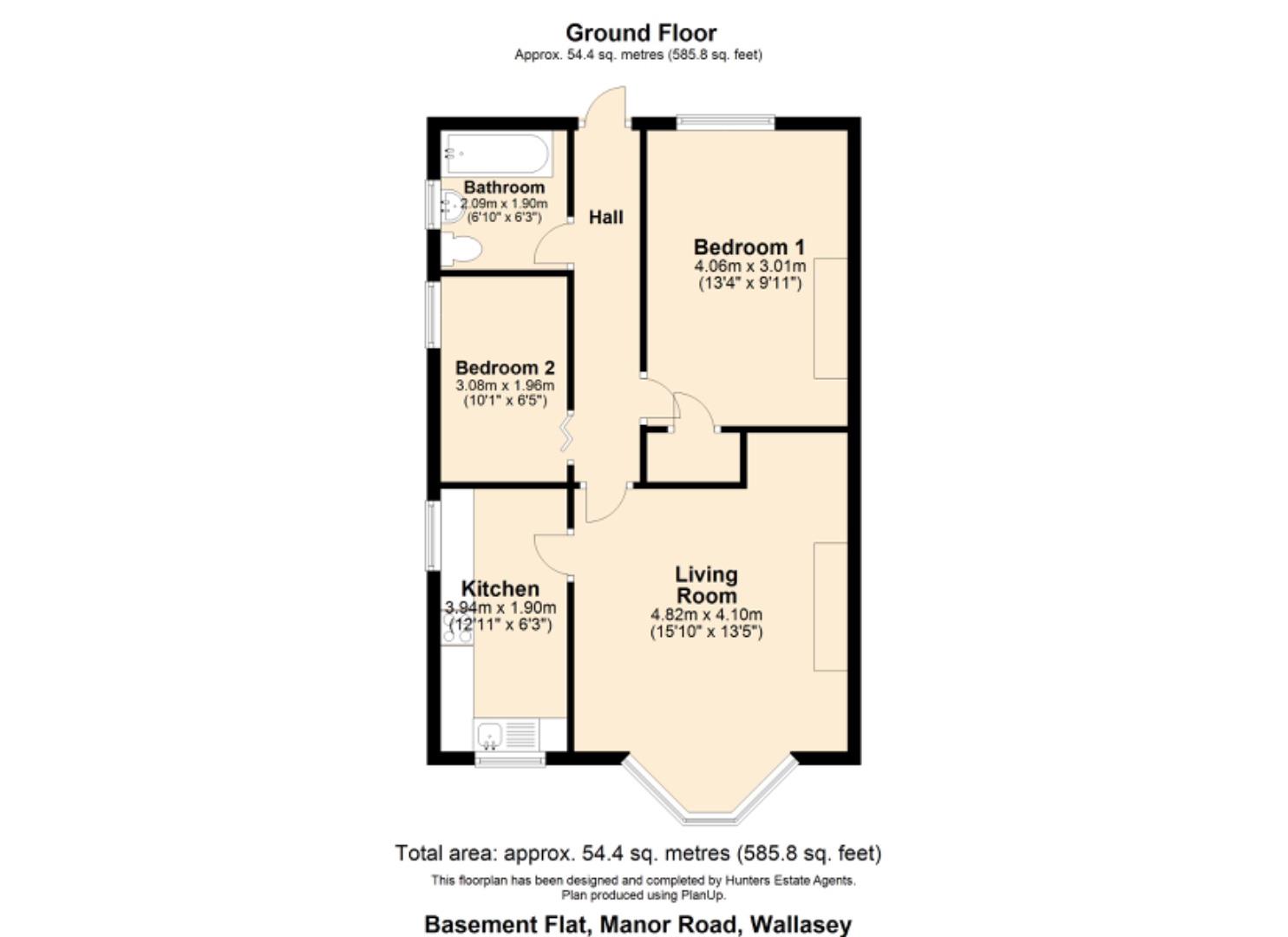 2 bed flat for sale in Manor Road, Wallasey CH45 65285768 Zoopla