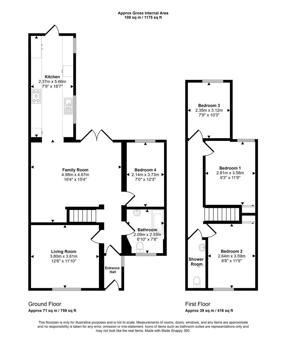 15, Western Road, Tunbridge Wells floorplan