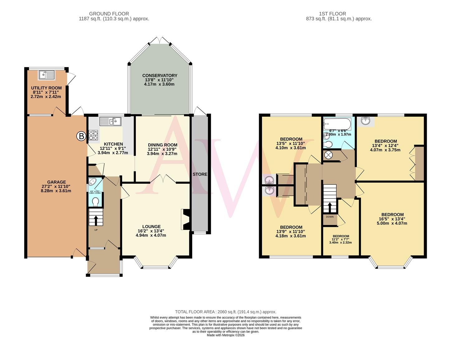 21, Bluebridge Avenue, Brookmans Park floorplan