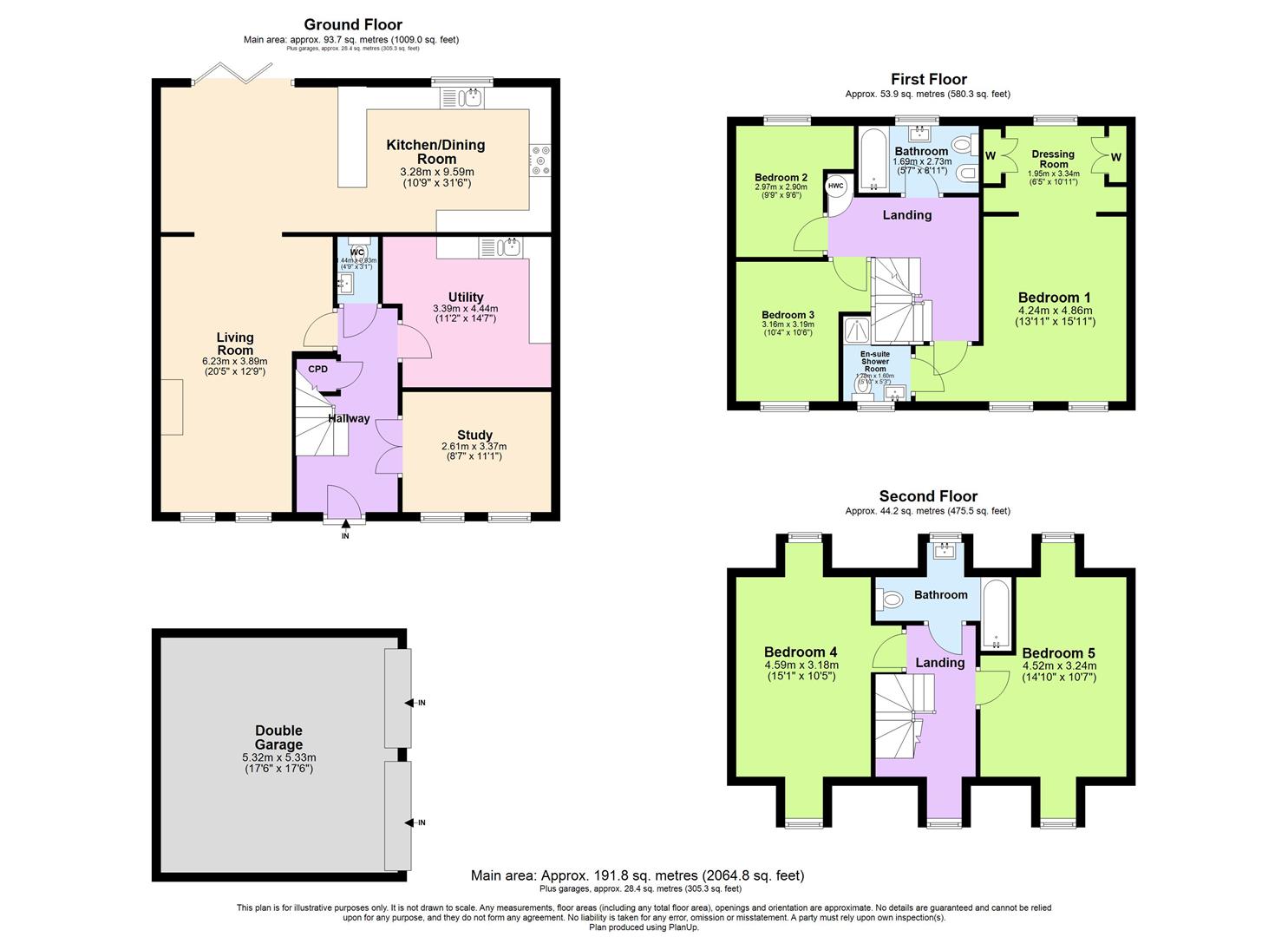 8, Parrish Close, Southam floorplan