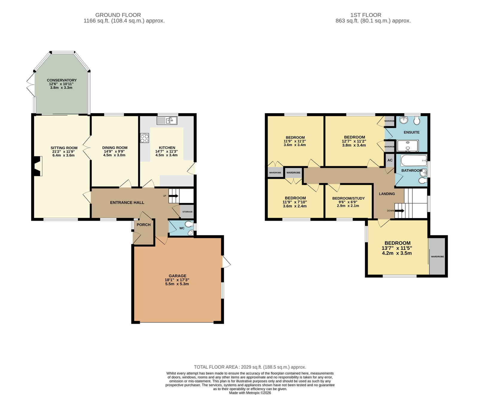 7, Court Road, Upton Upon Severn floorplan