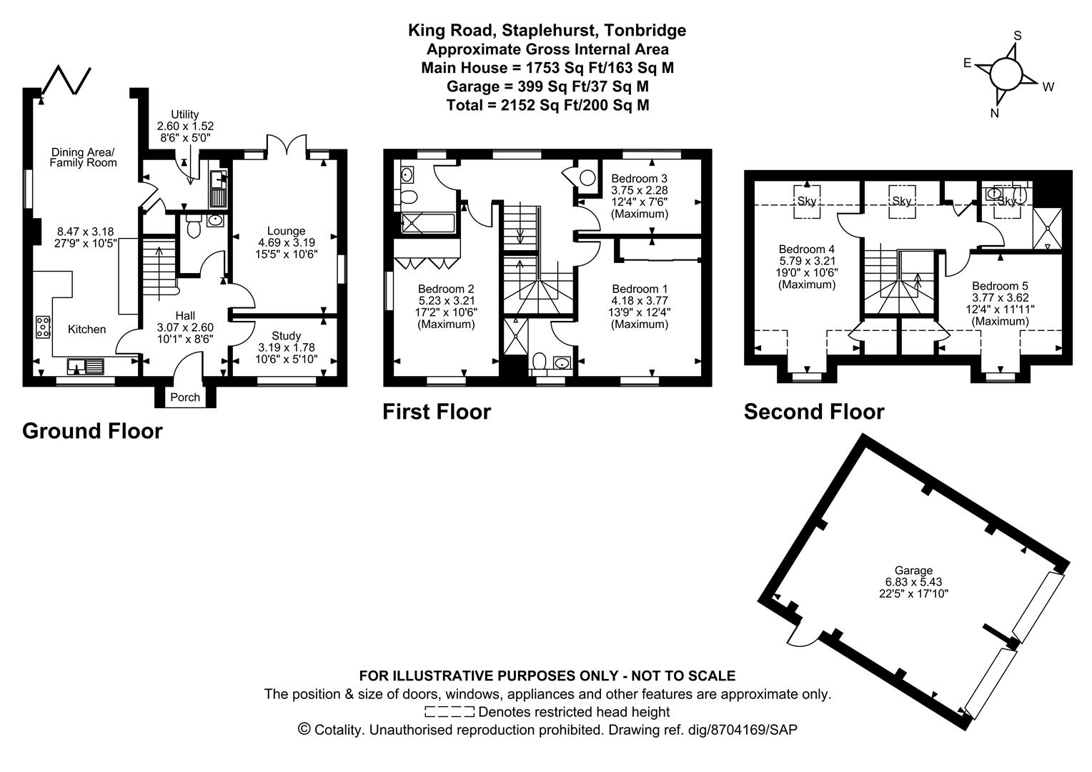 1, King Road, Tonbridge floorplan