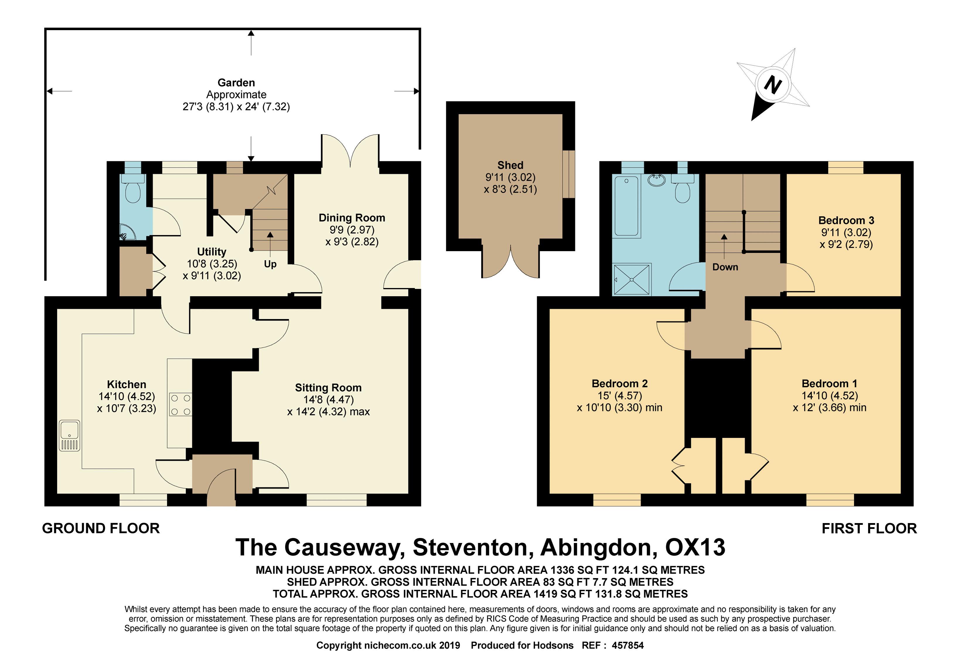 3 Bedrooms Semi-detached house for sale in The Causeway, Steventon, Abingdon OX13