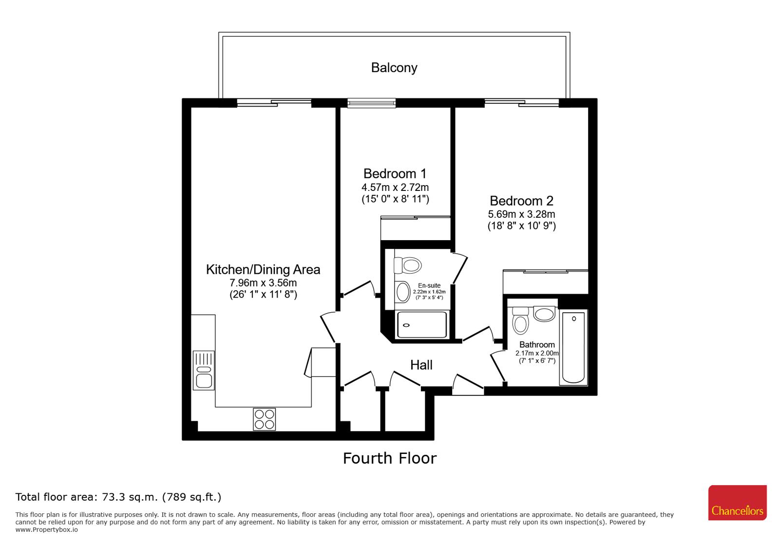45 Carruthers Court, Racecourse Road, Berkshire floorplan