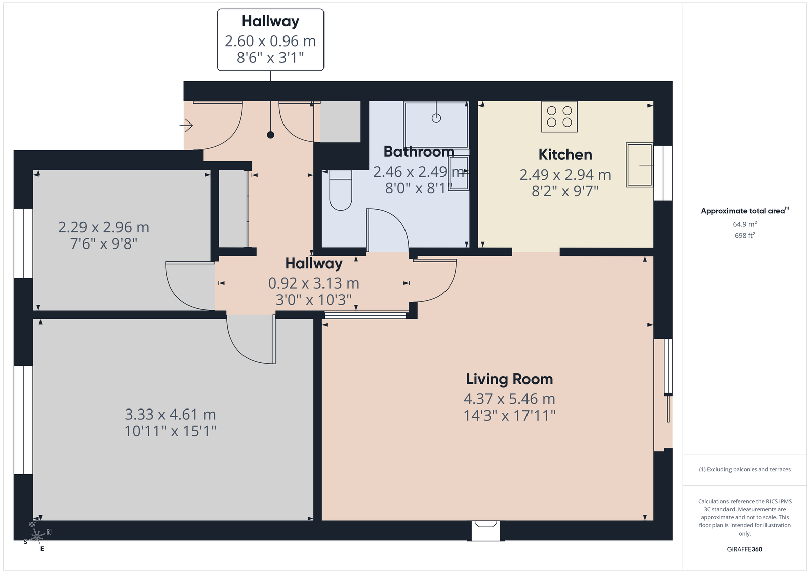Kingswood Court,10, Cleveland Road, Paignton floorplan