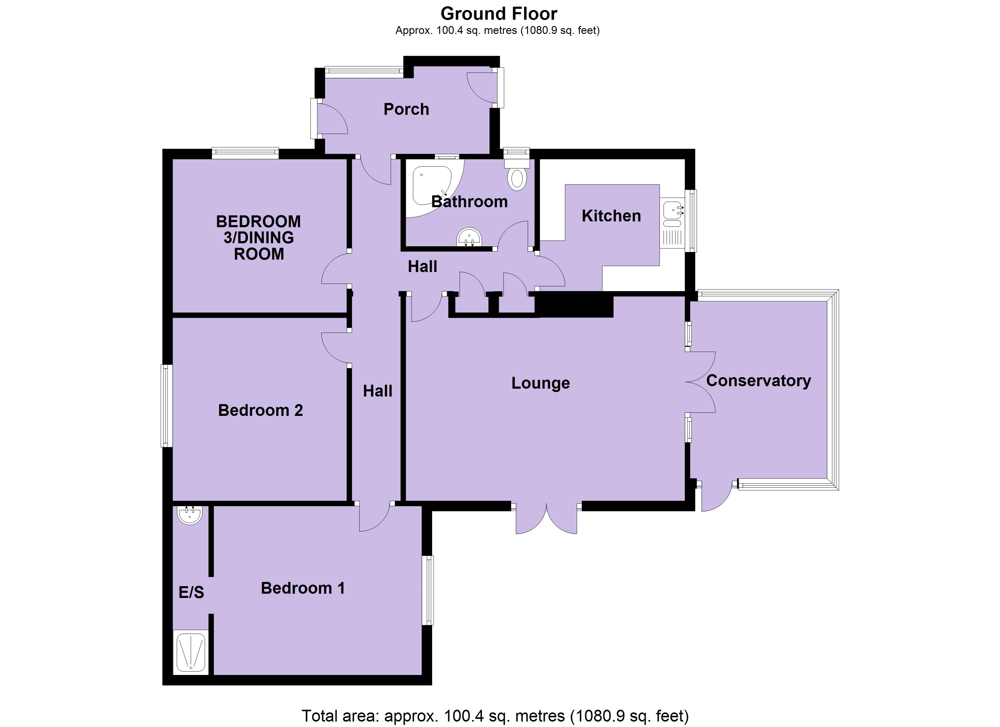Hemerdon Heights, Plympton, Plymouth PL7, 3 bedroom detached bungalow