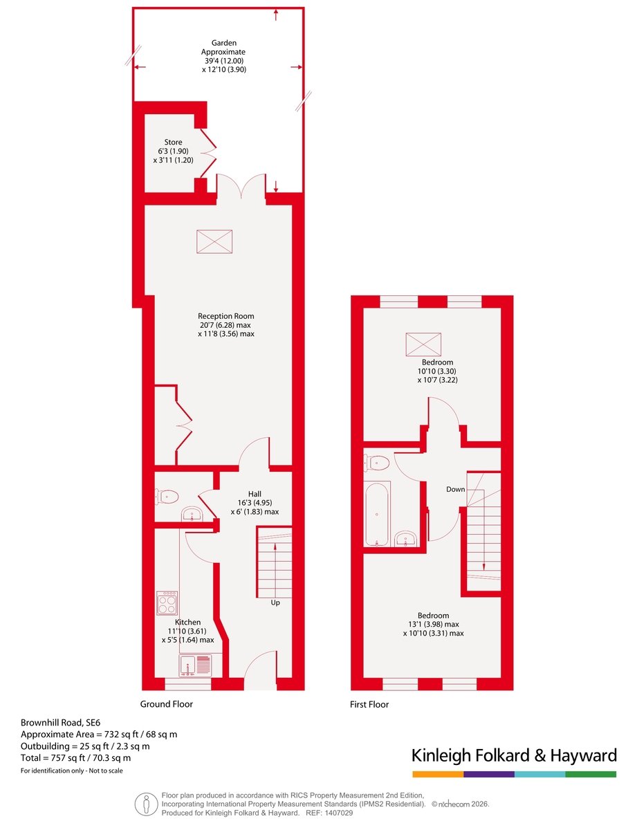 Annexe, 336, Brownhill Road, London floorplan