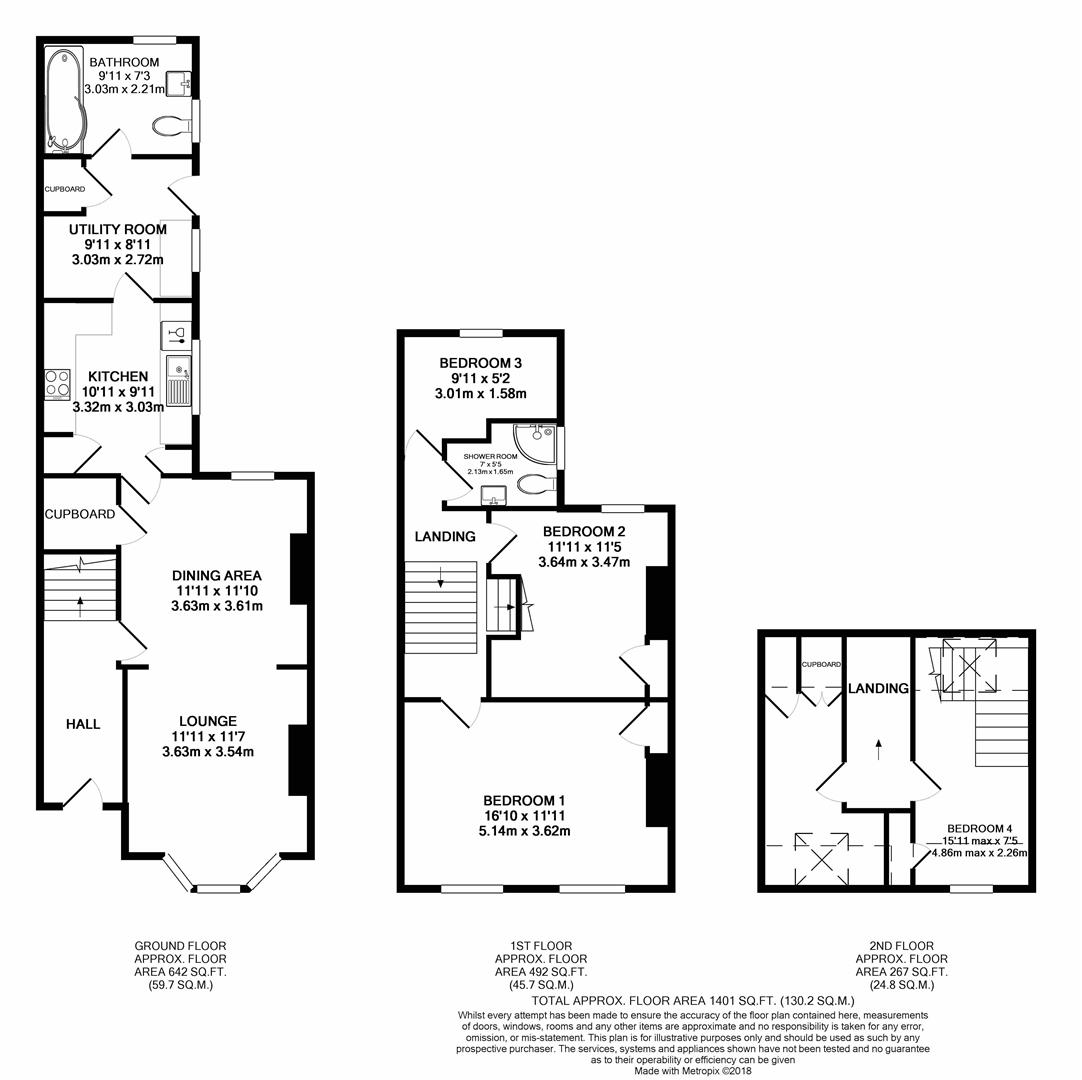 4 Bedrooms  to rent in Park Road, Sittingbourne ME10